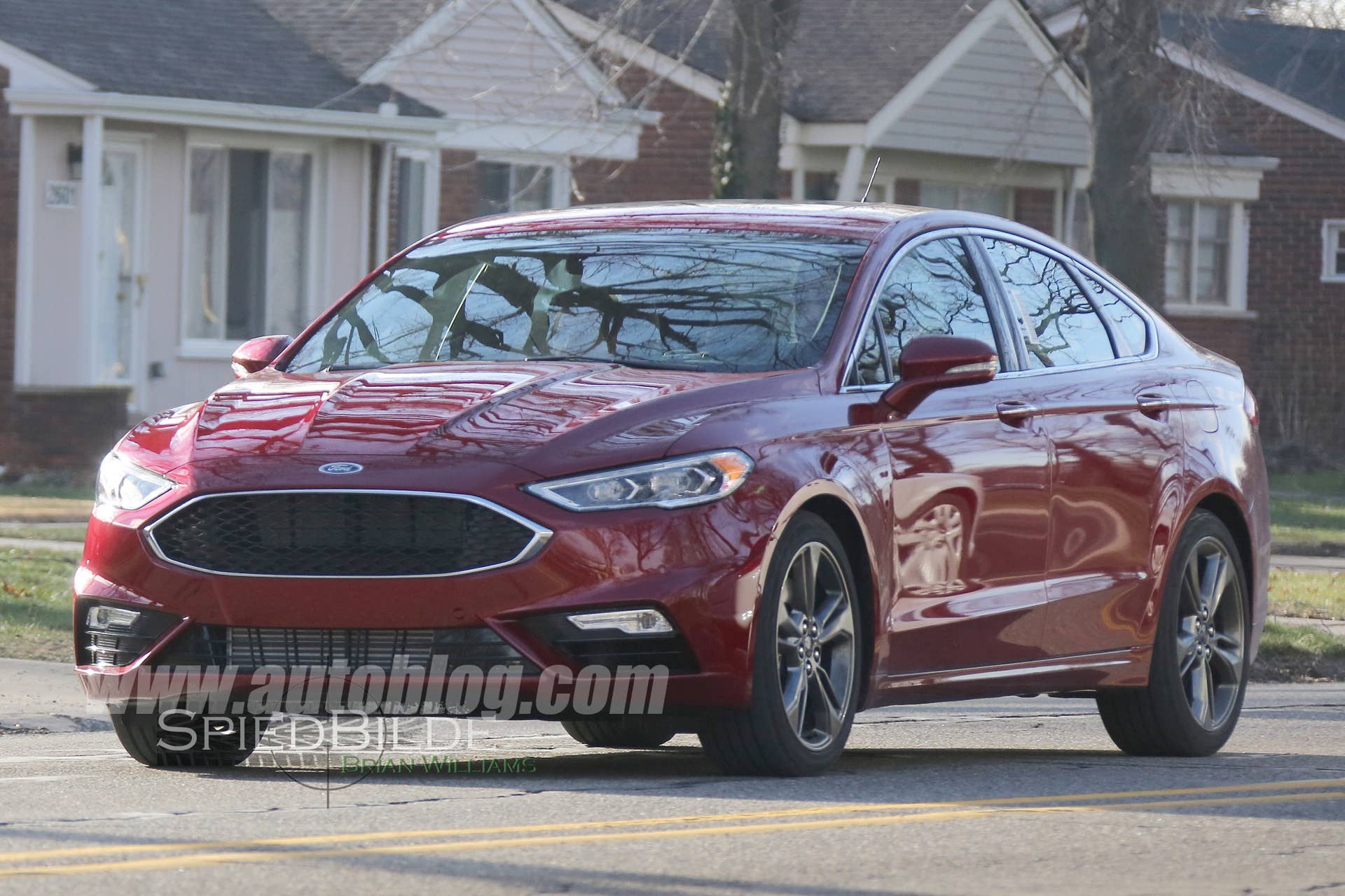 2017 Ford Fusion spy shots in Dearborn