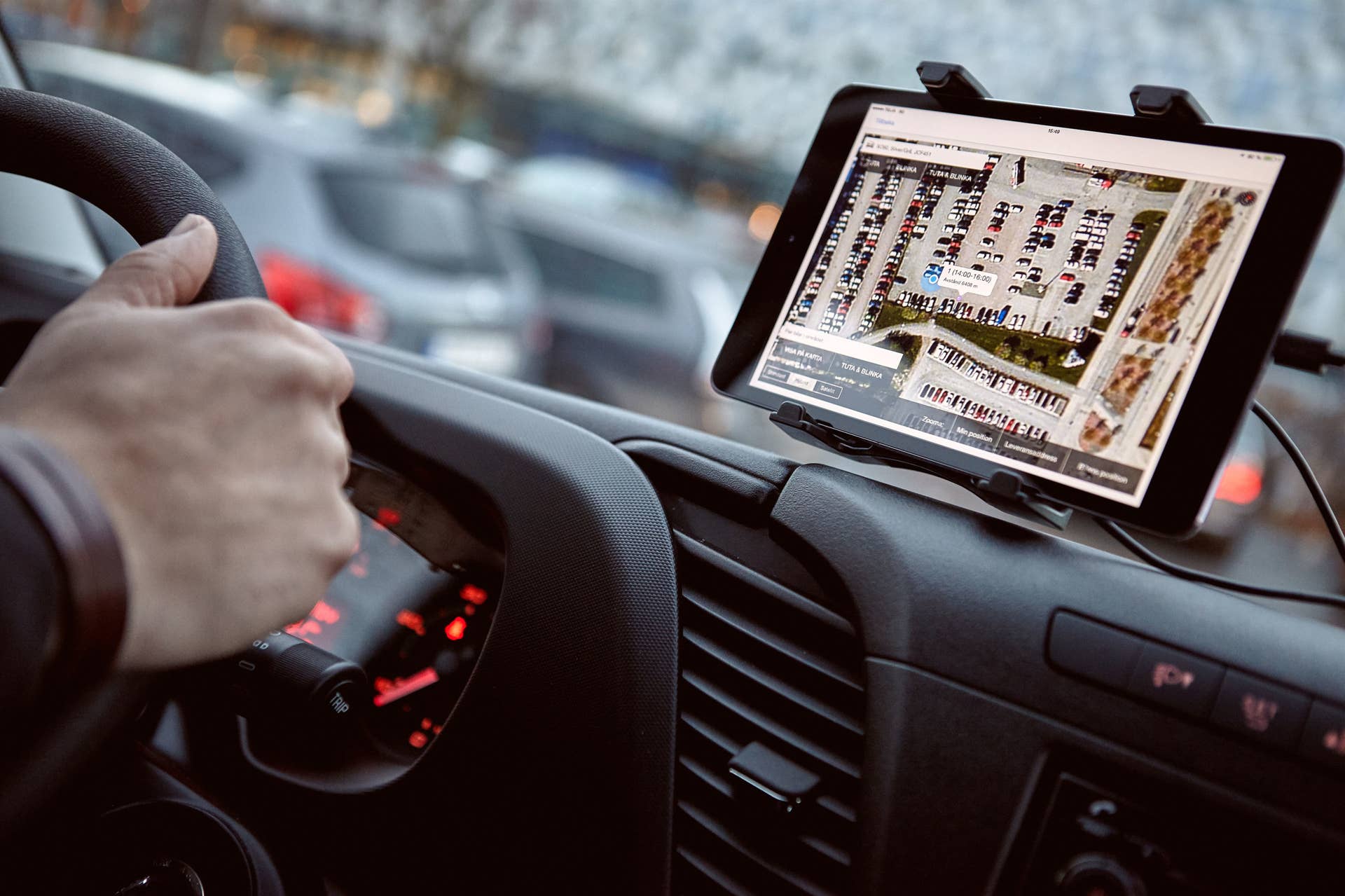 Volvo In-Car Delivery program dashboard