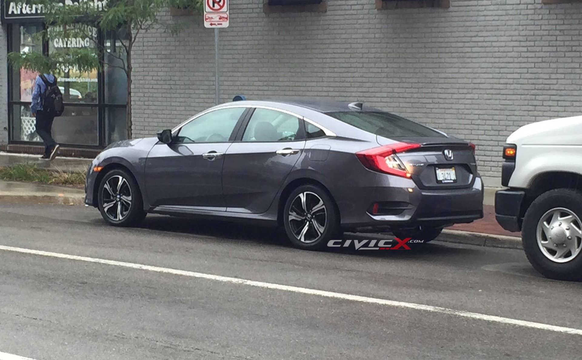 civic honda rear taillights spied undisguised
