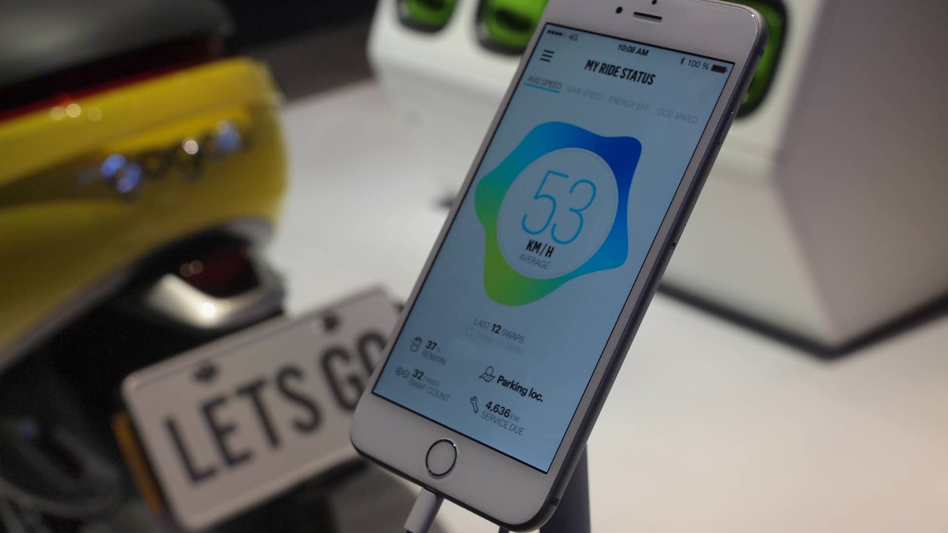 Panasonic Gogoro Electric Smartscooter smartphone app