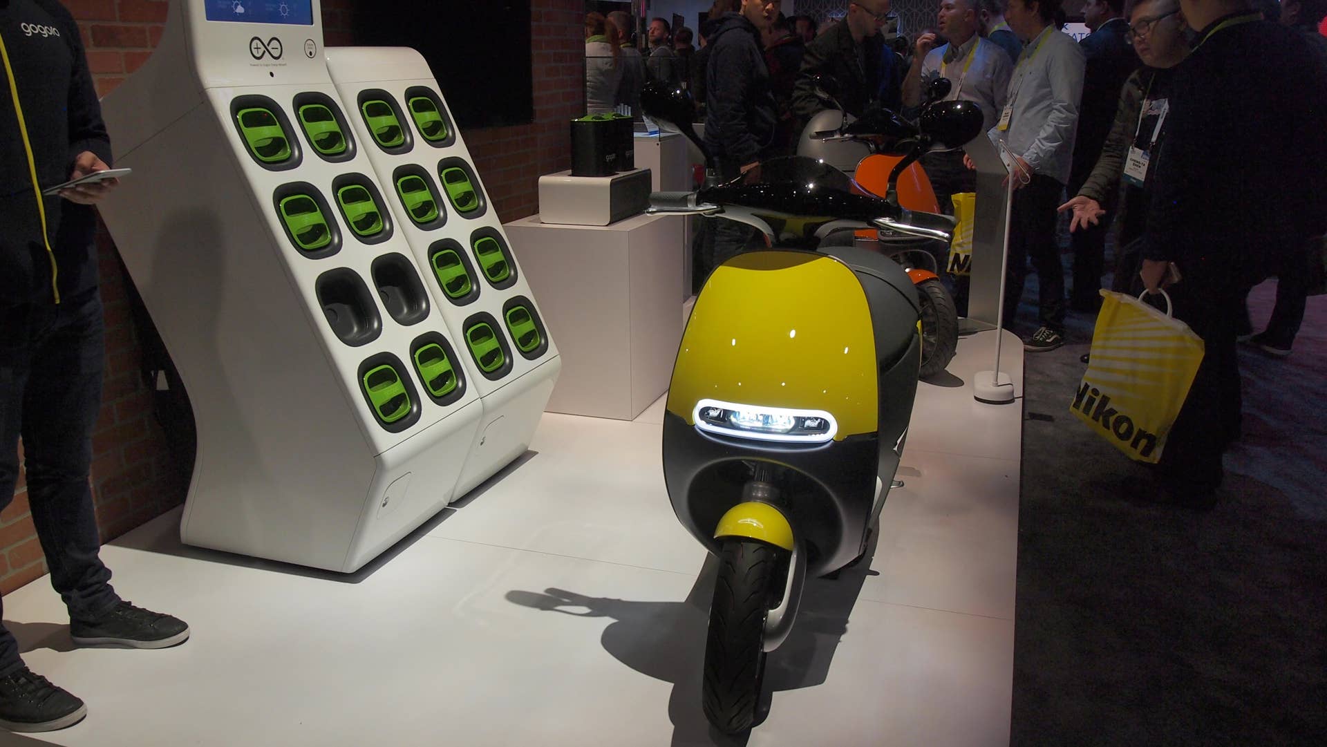 Panasonic Gogoro Electric Scooter at CES 2016.