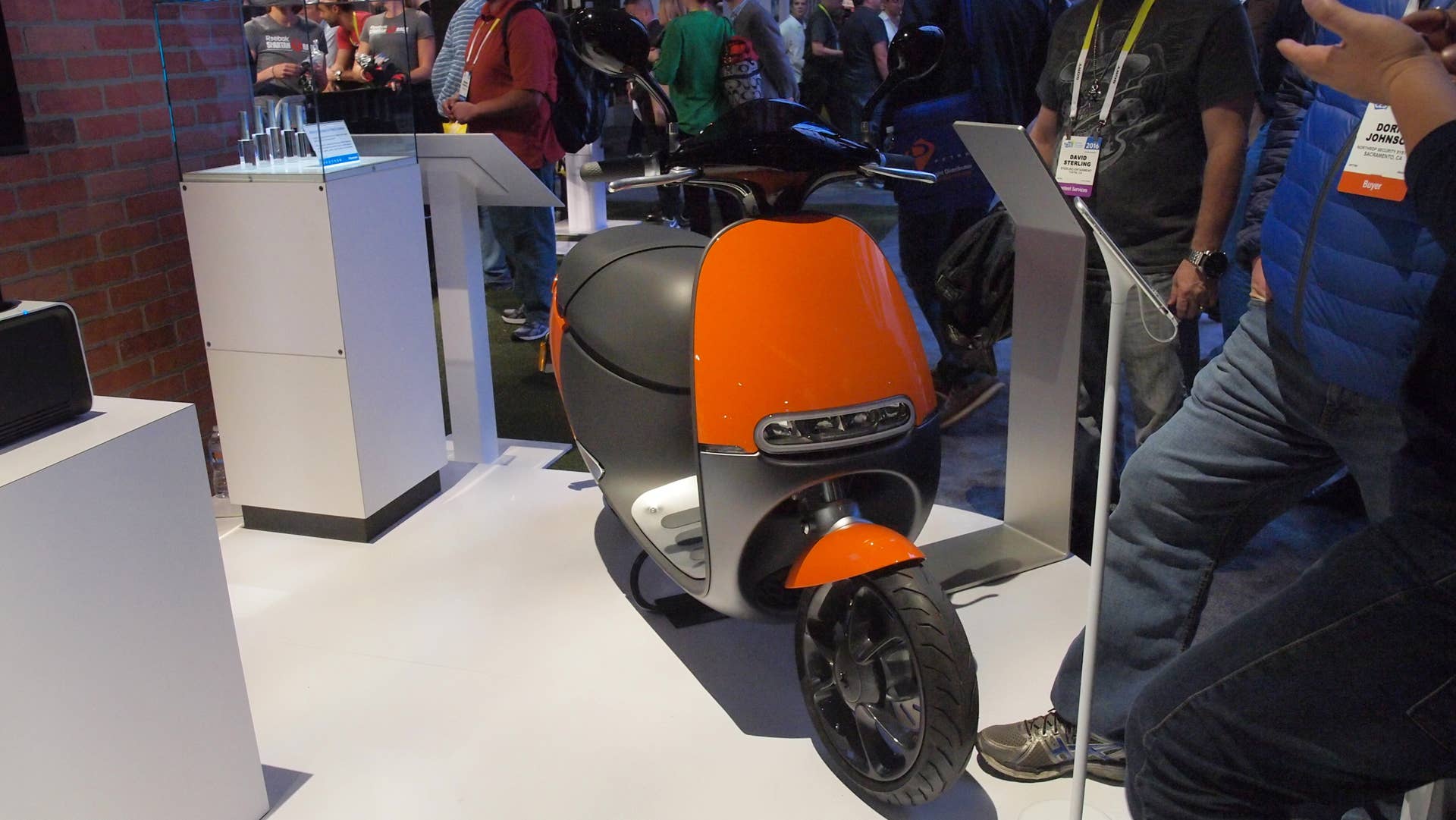 Panasonic Gogoro Electric Scooter at CES 2016.