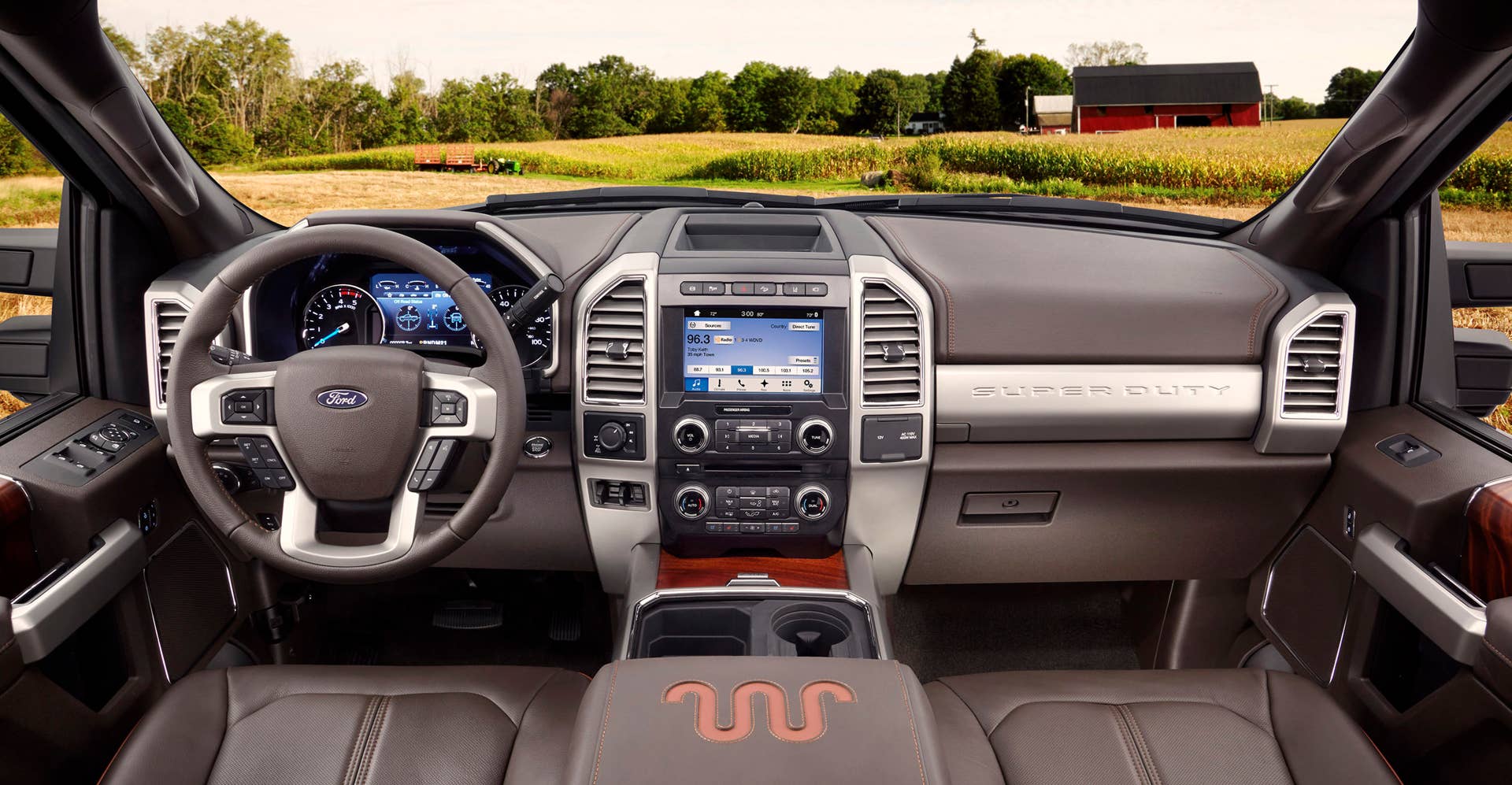 2017 ford f-250 f-350 king ranch interior