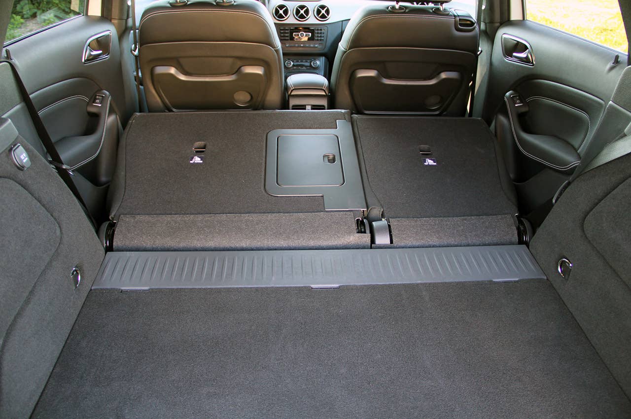 2012 Mercedes-Benz B-Class rear cargo area