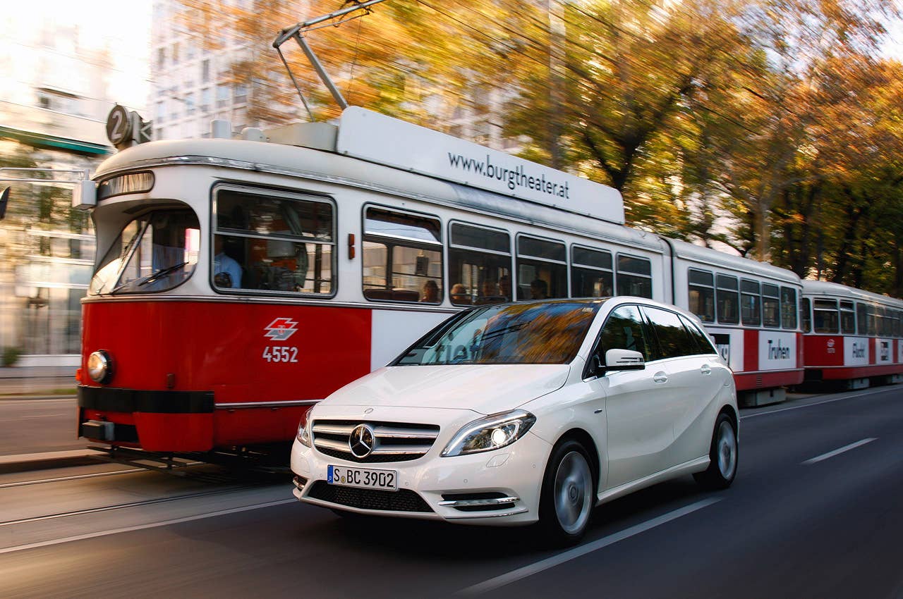 2012 Mercedes-Benz B-Class driving