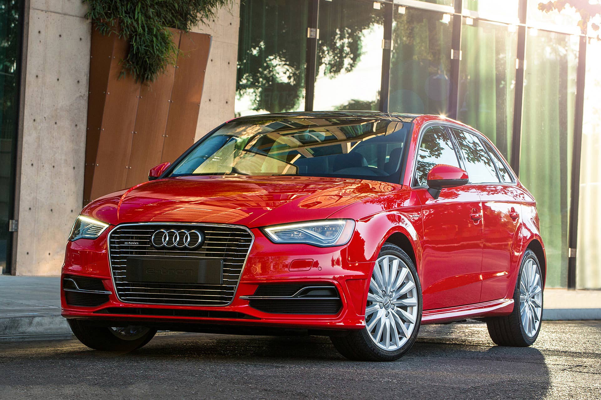 2016 Audi A3 Sportback E-Tron front 3/4 view