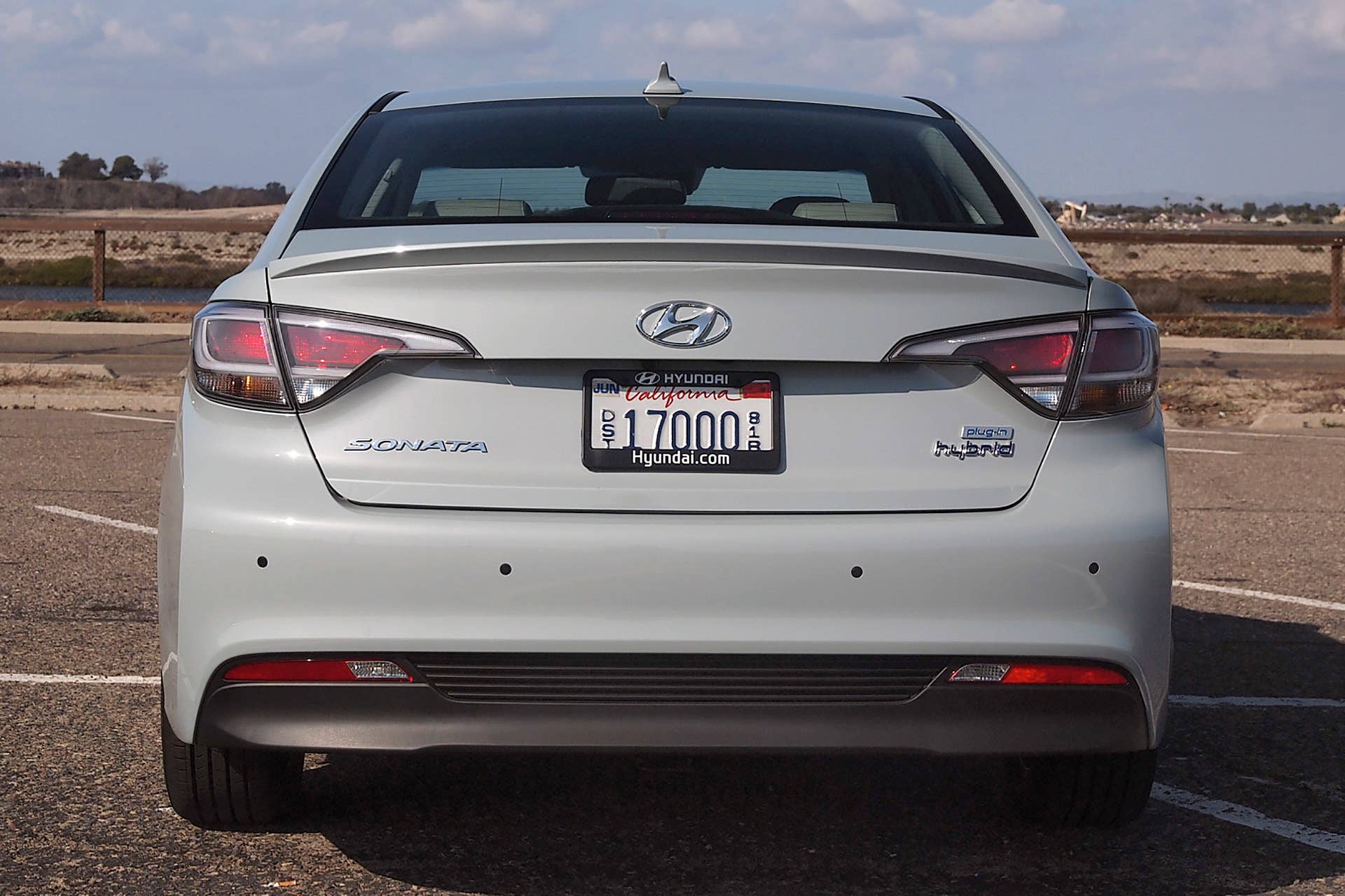 2016 Hyundai Sonata Plug-In Hybrid rear view