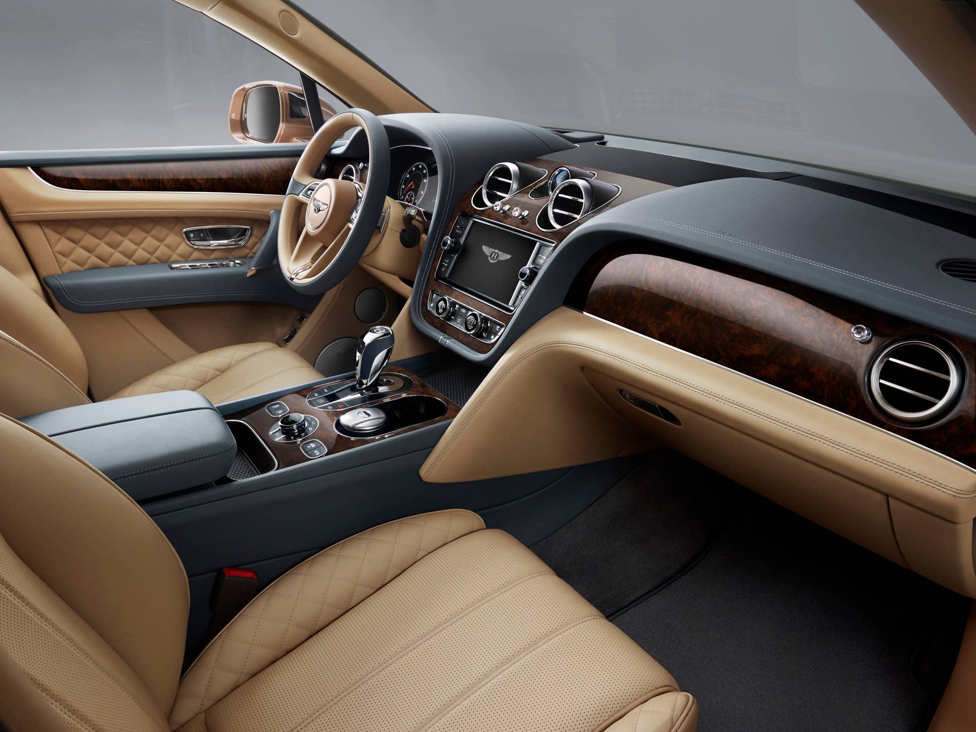 Bentley Bentayga interior dark