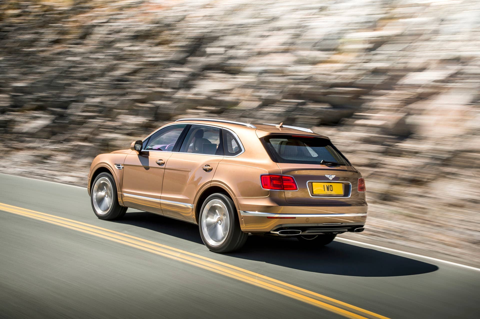 Bentley Bentayga rear 3/4