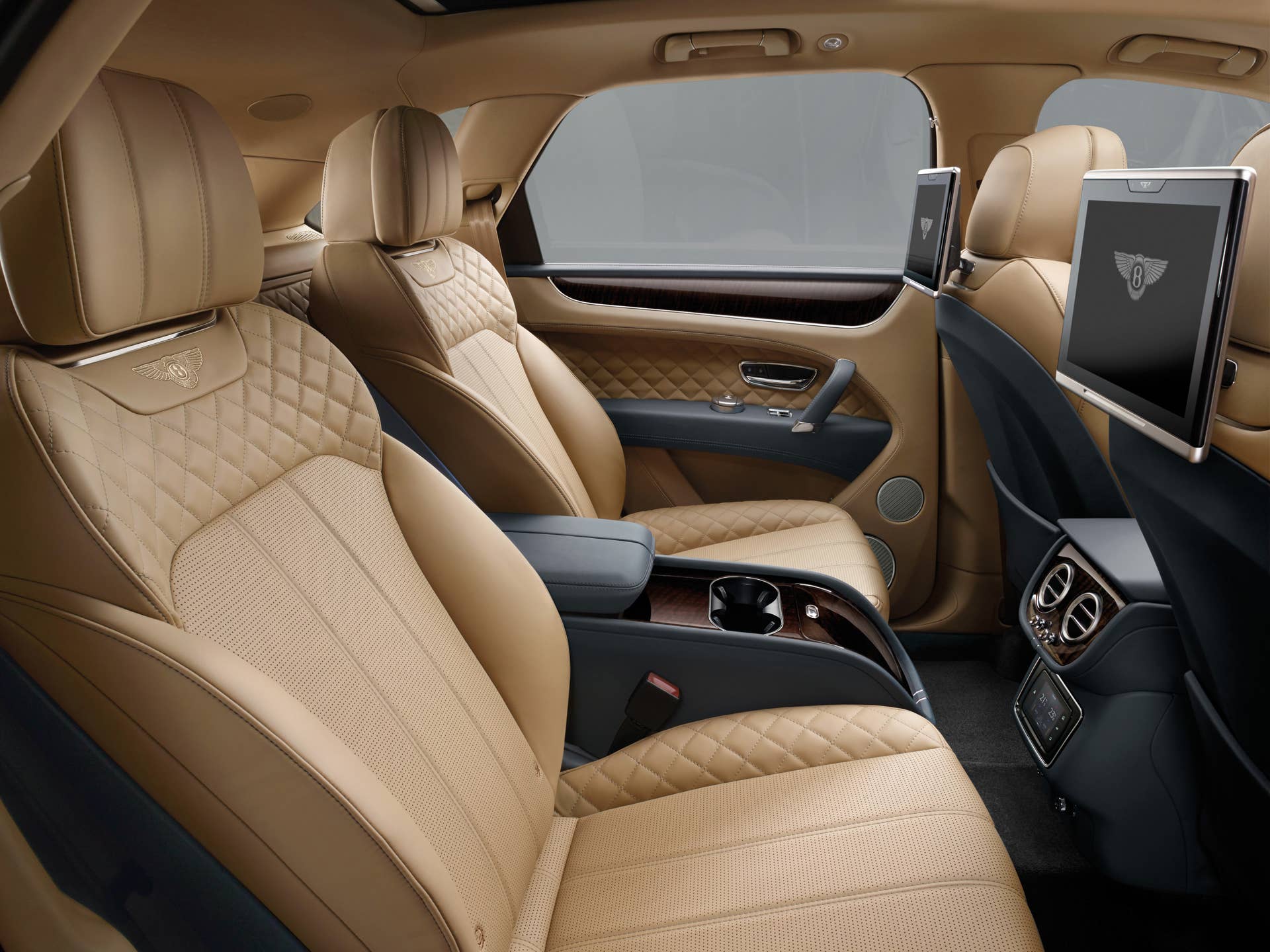 Bentley Bentayga interior rear seats