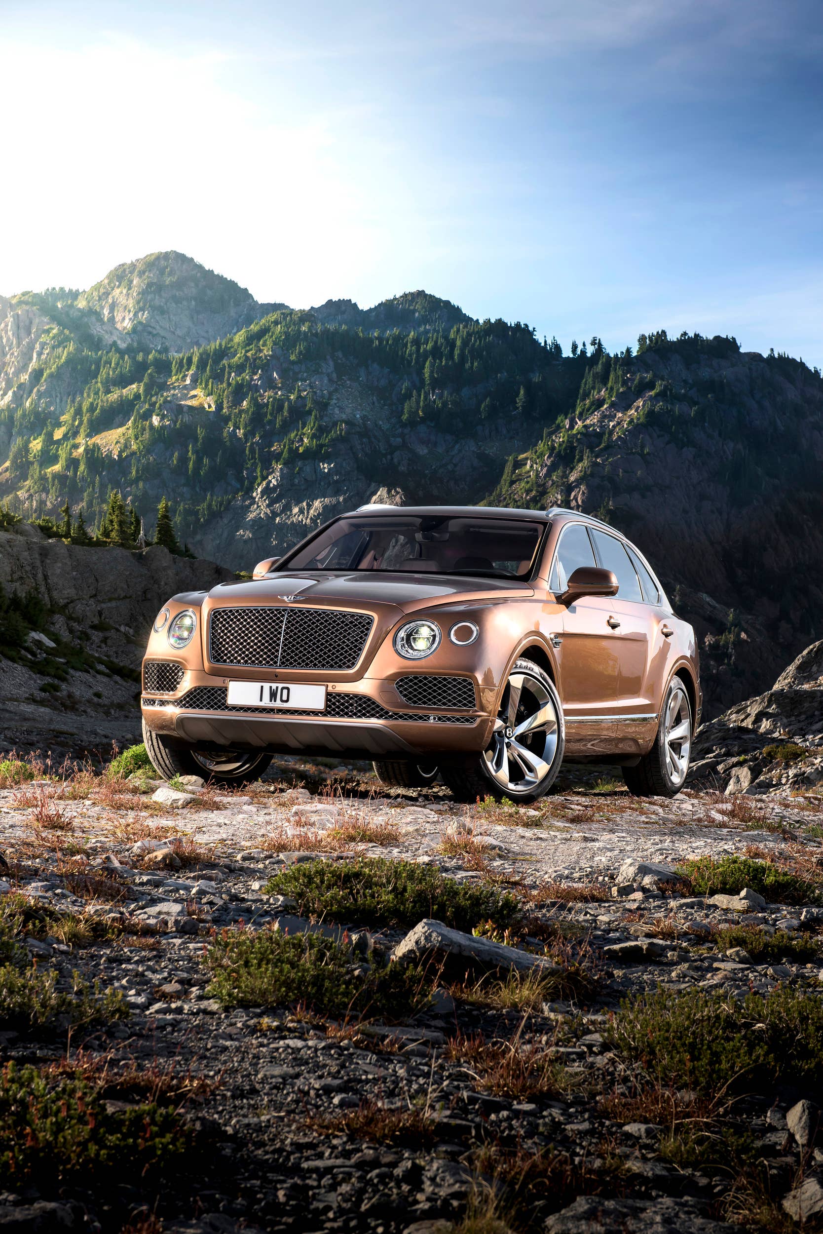 Bentley Bentayga off-road front 3/4 static