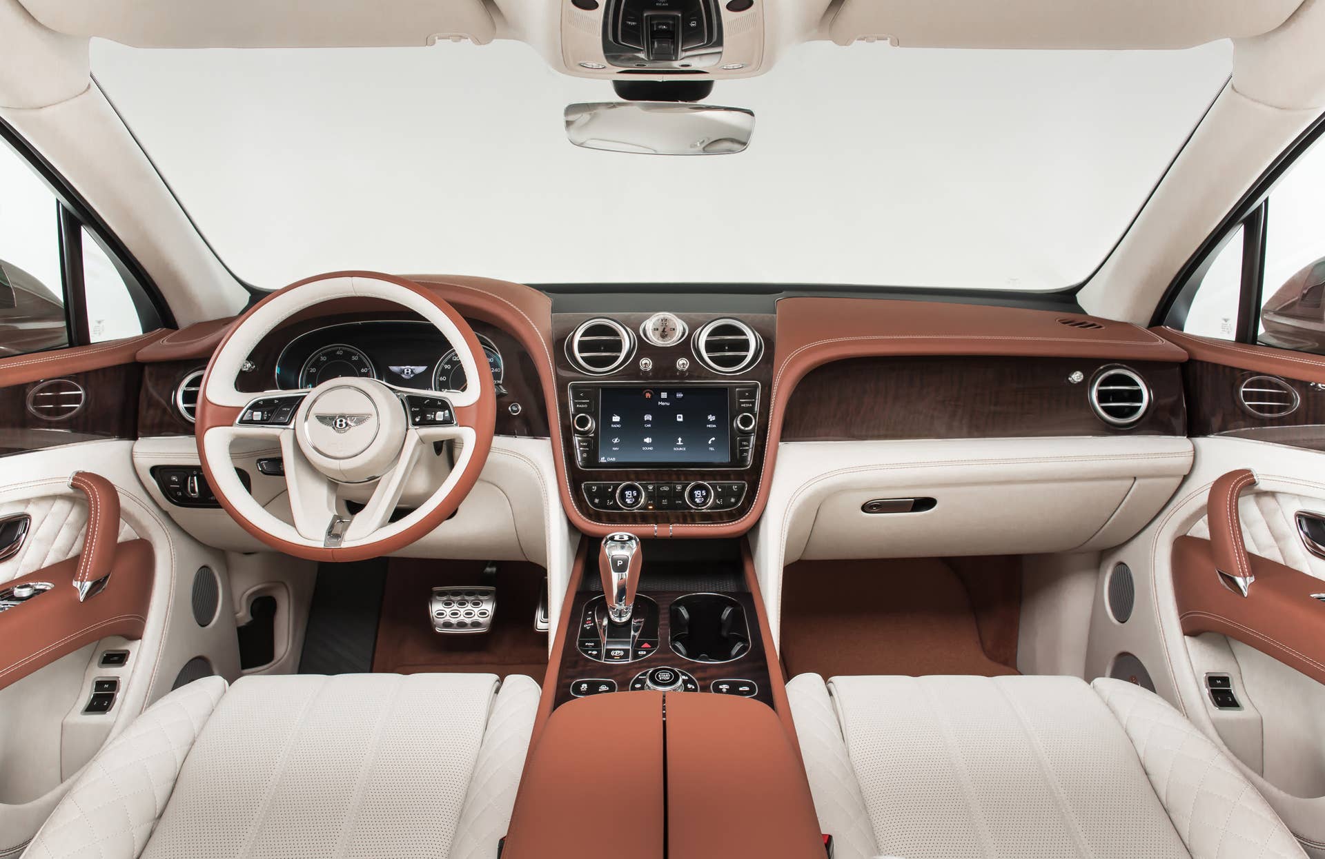 Bentley Bentayga interior dashboard light
