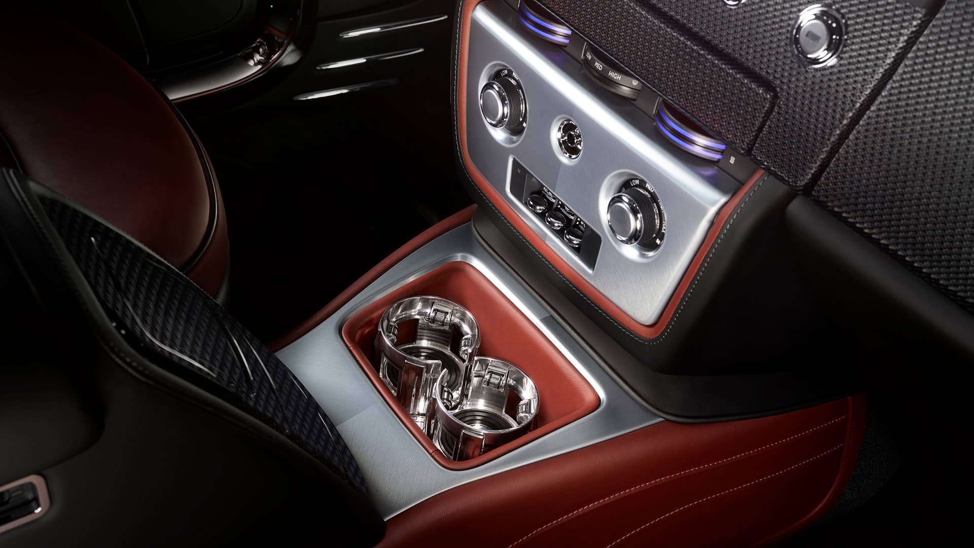 Rolls-Royce Phantom Zenith Collection cupholders
