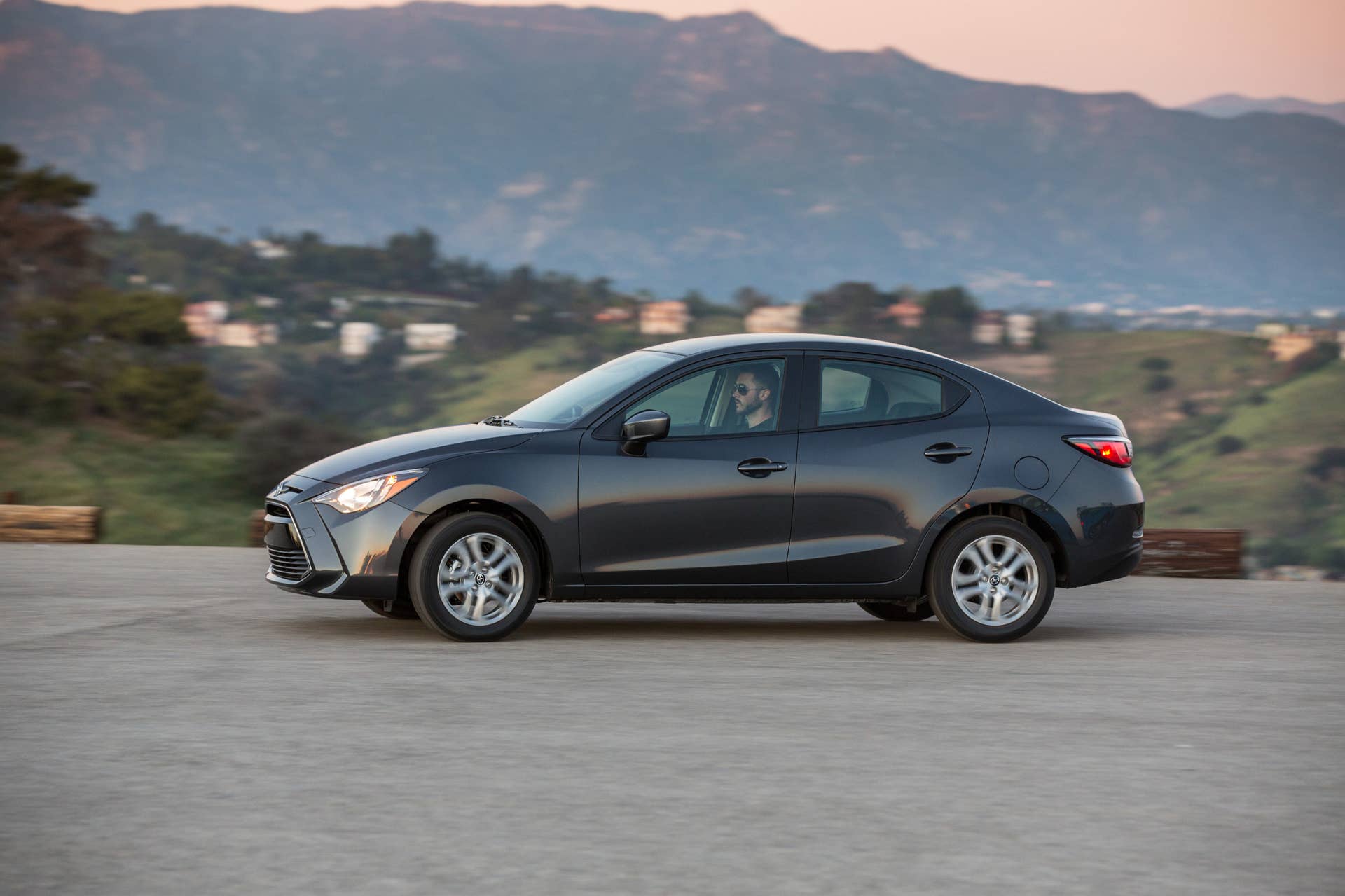 scion ia action profile side driving