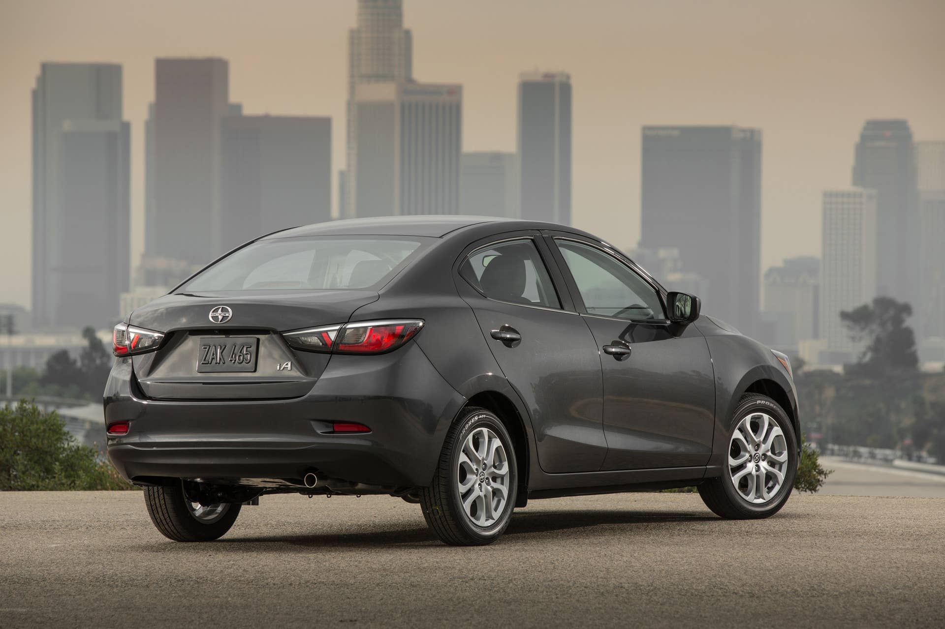 scion ia skyline city los angeles back
