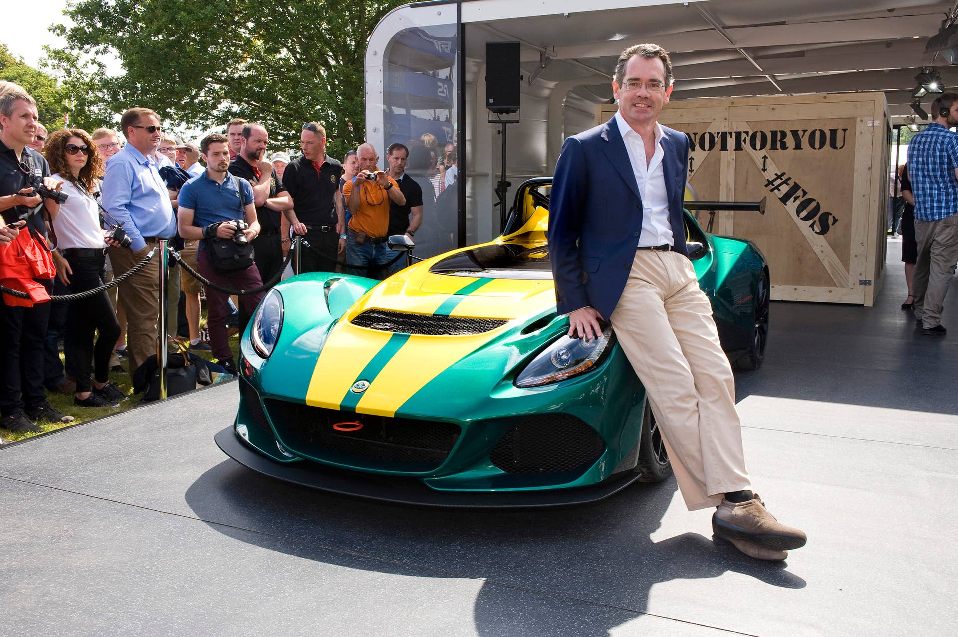 Lotus 3-Eleven front 3/4 Jean-Marc Gales CEO