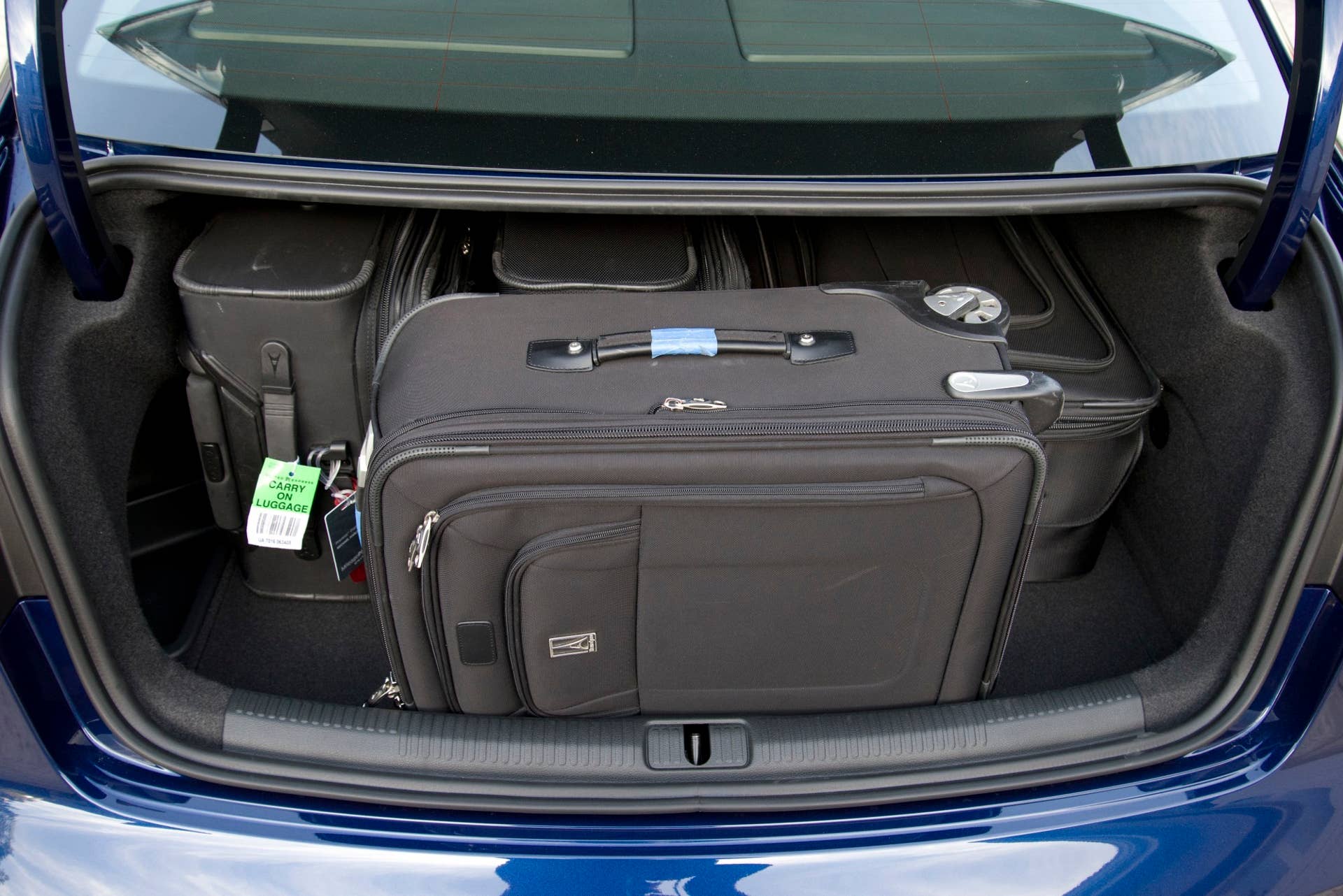 Trunk capacity of a 2015 Audi A3 Sedan 2.0T