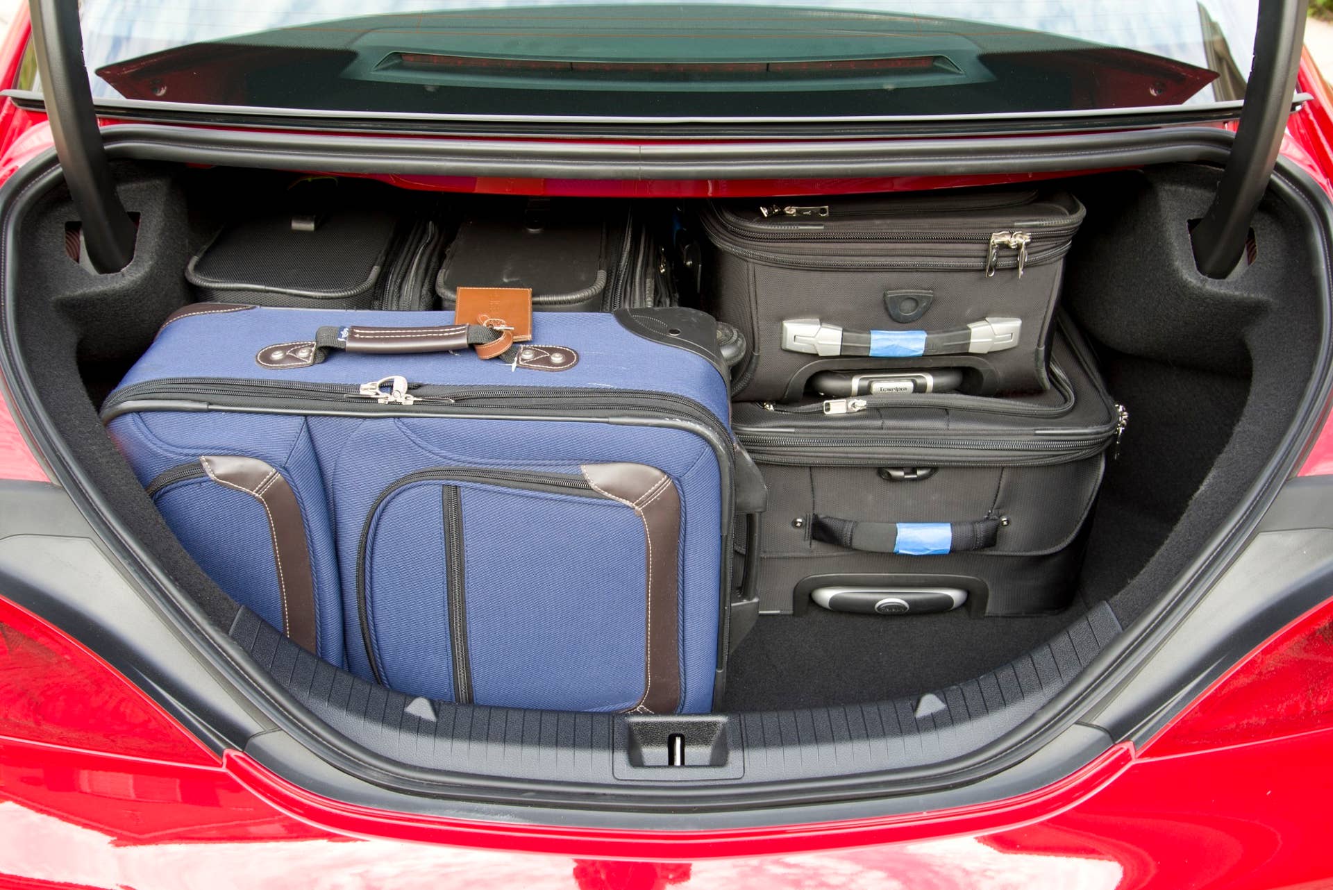 Trunk capacity of a 2014 Mercedes-Benz CLA250