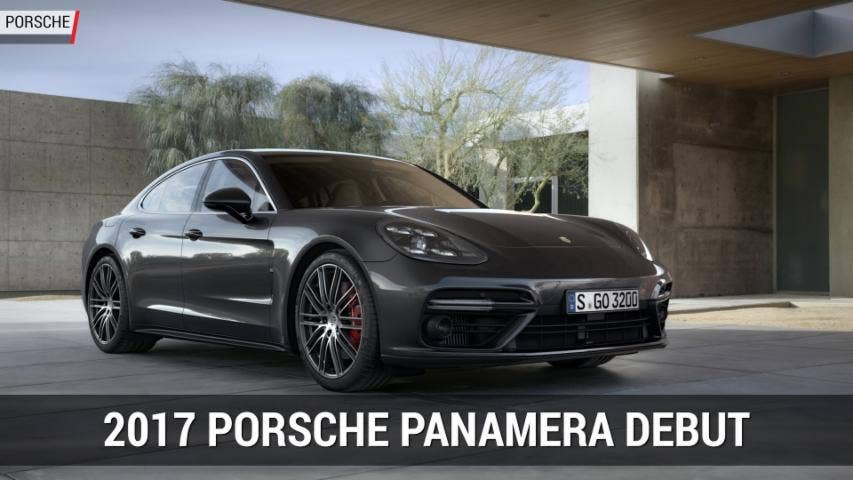 2017 Porsche Panamera Debut | Autoblog Minute