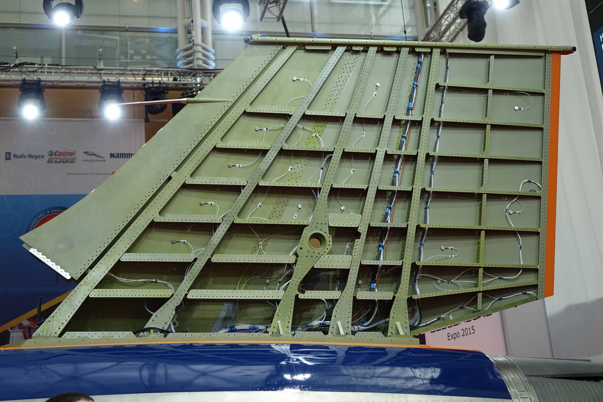Bloodhound SSC exposed fin