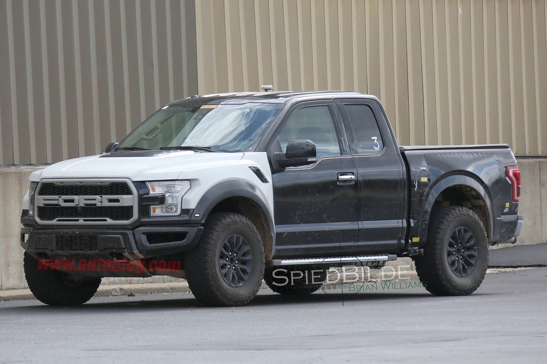 Ford F-150 Raptor prototype front 3/4