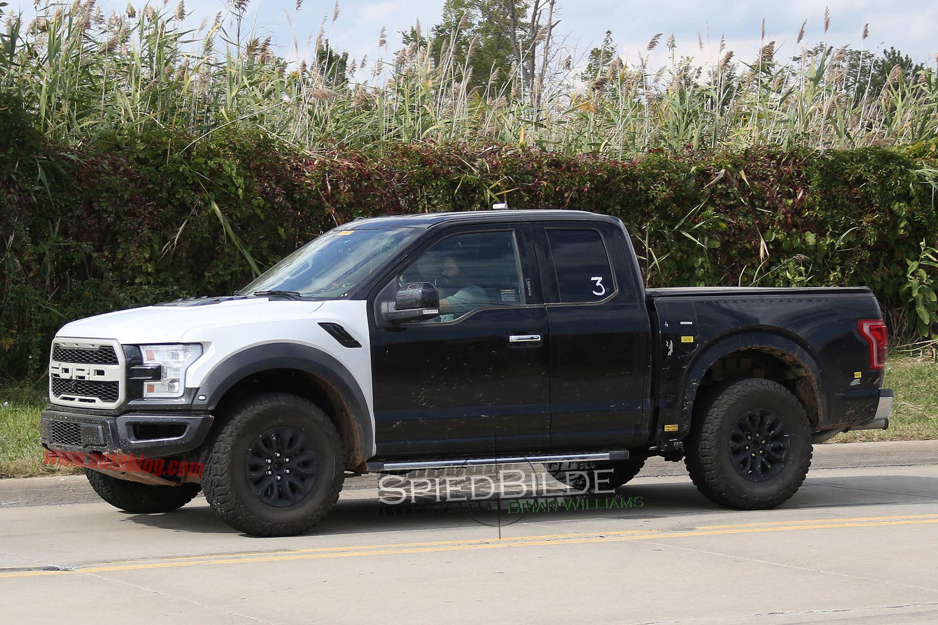 Ford F-150 Raptor prototype front 3/4