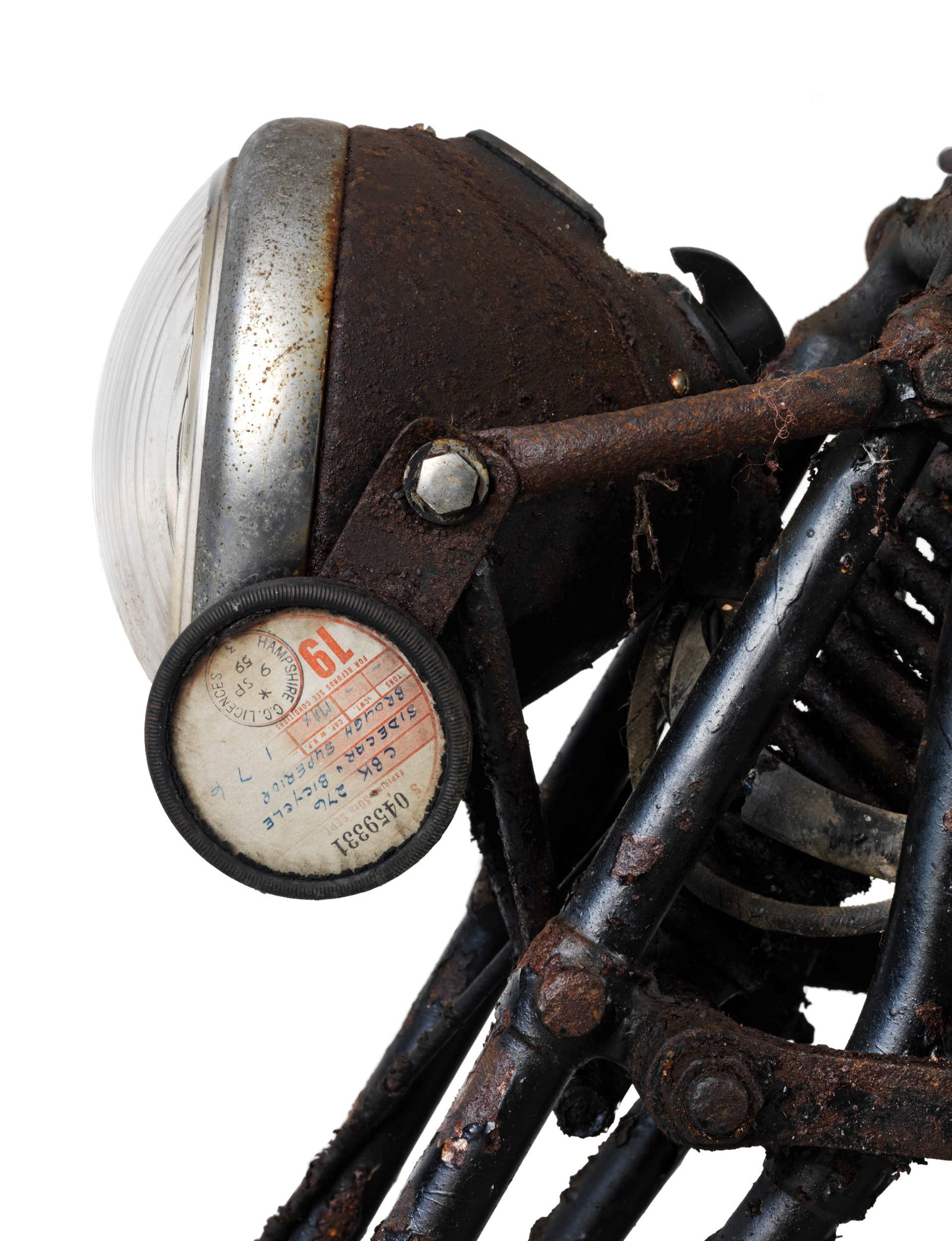 1939 brough superior 982cc ss80 headlight