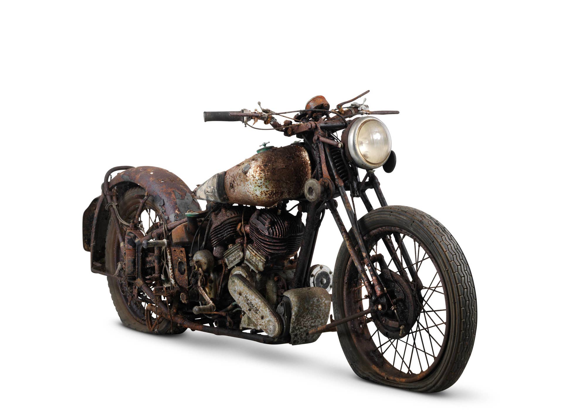 1939 brough superior 982cc ss80 front three quarters