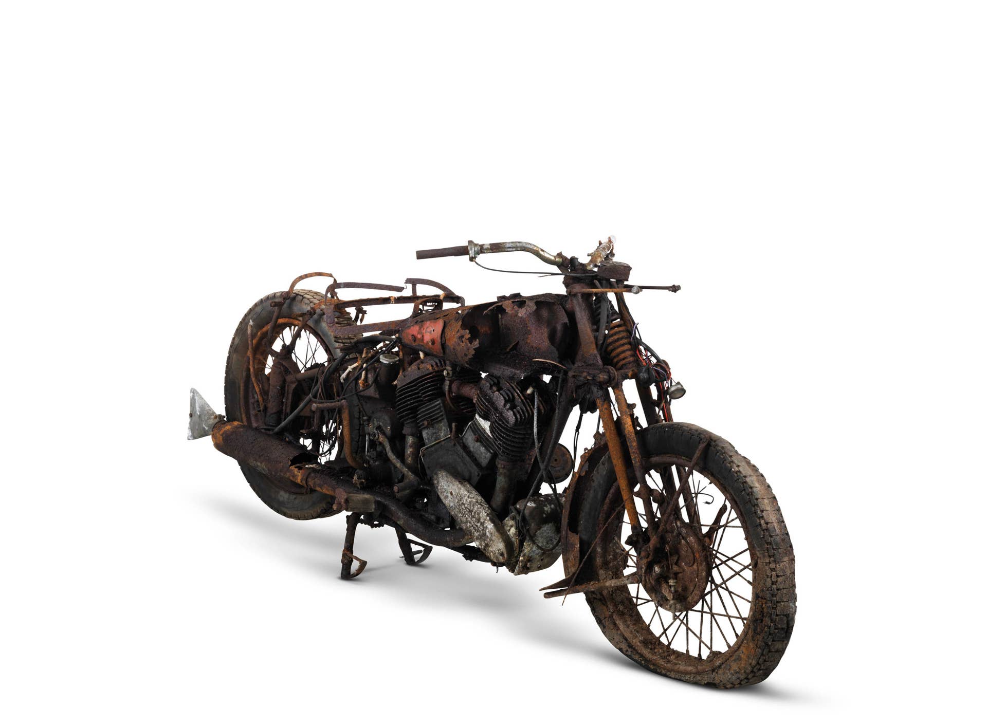 1938 brough superior 1,096cc 11-50hp front three quarters