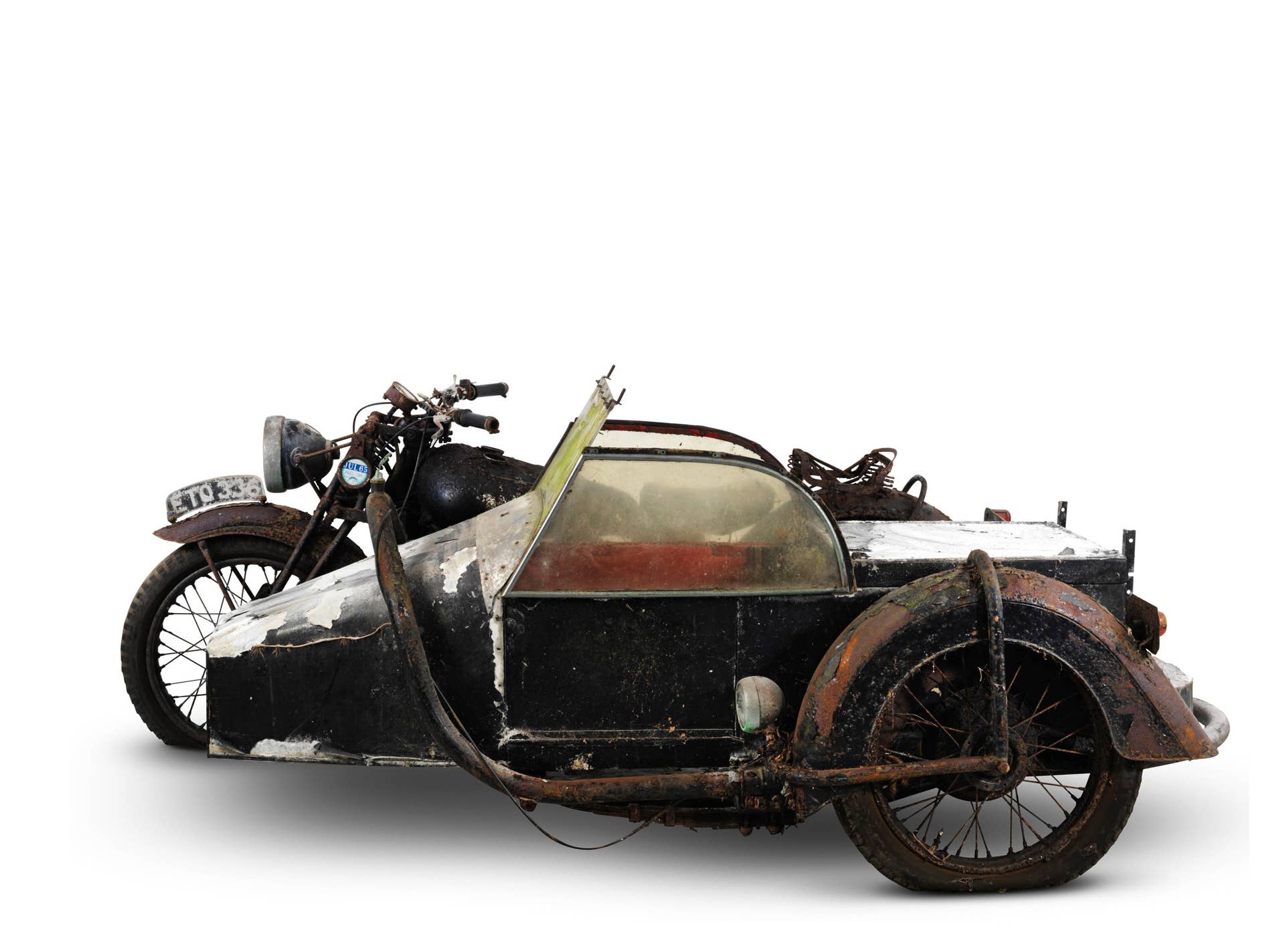 1938 brough superior 982cc ss80 with sidecar side