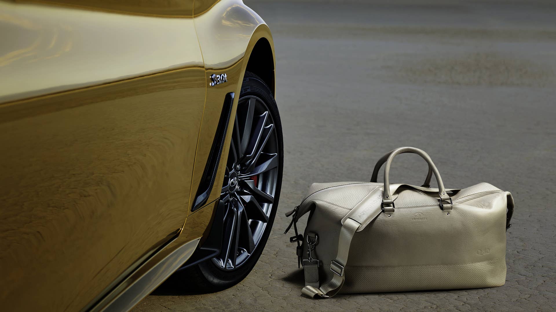2017 Infiniti Q60 Neiman Marcus Limited Edition and bag