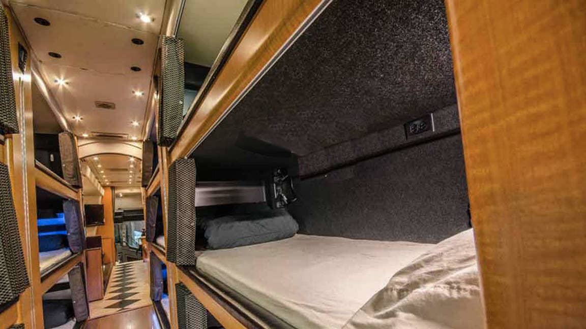 SleepBus bed