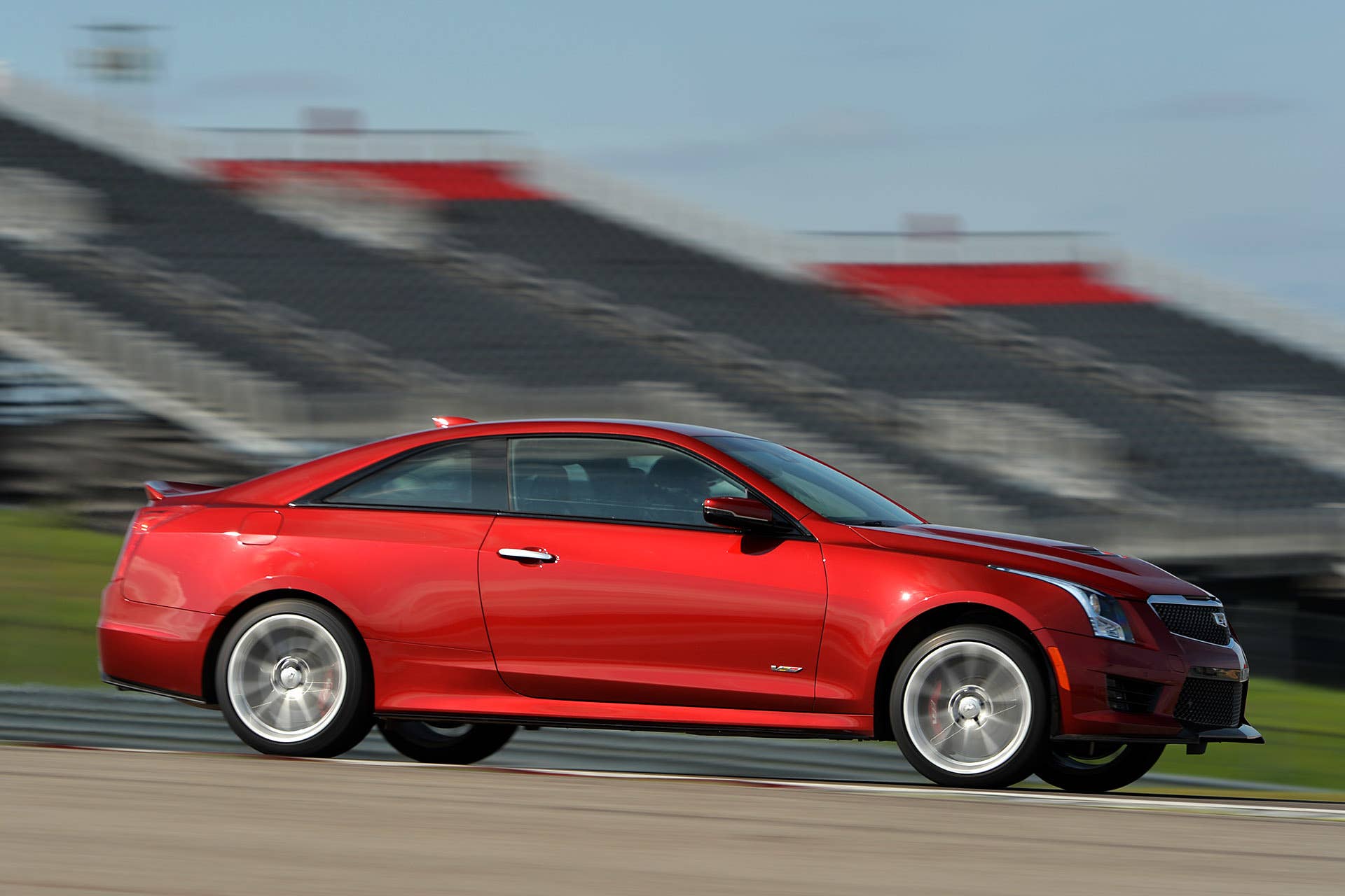 2016 Cadillac ATS-V on track