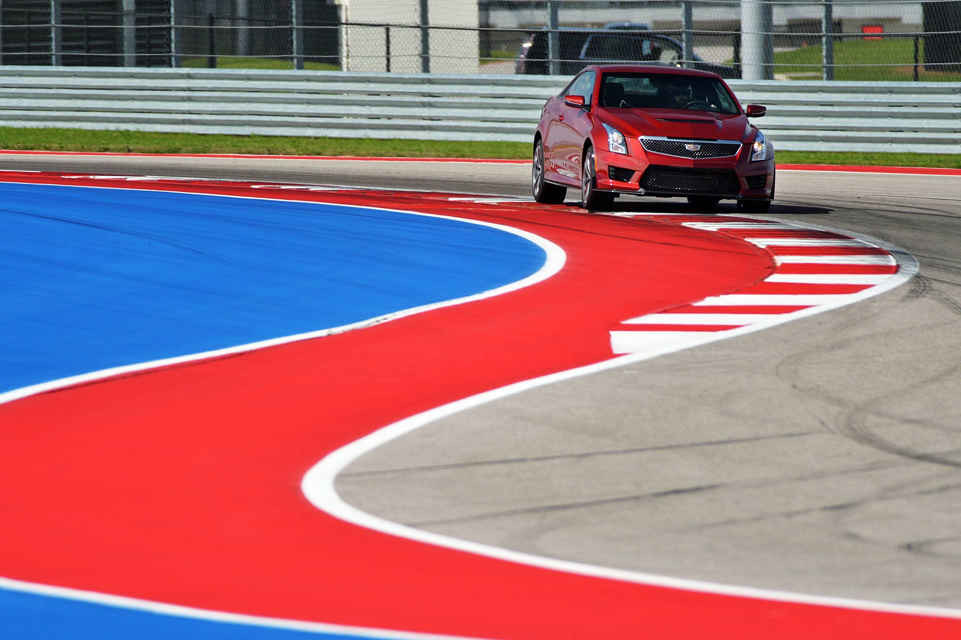 2016 Cadillac ATS-V on track