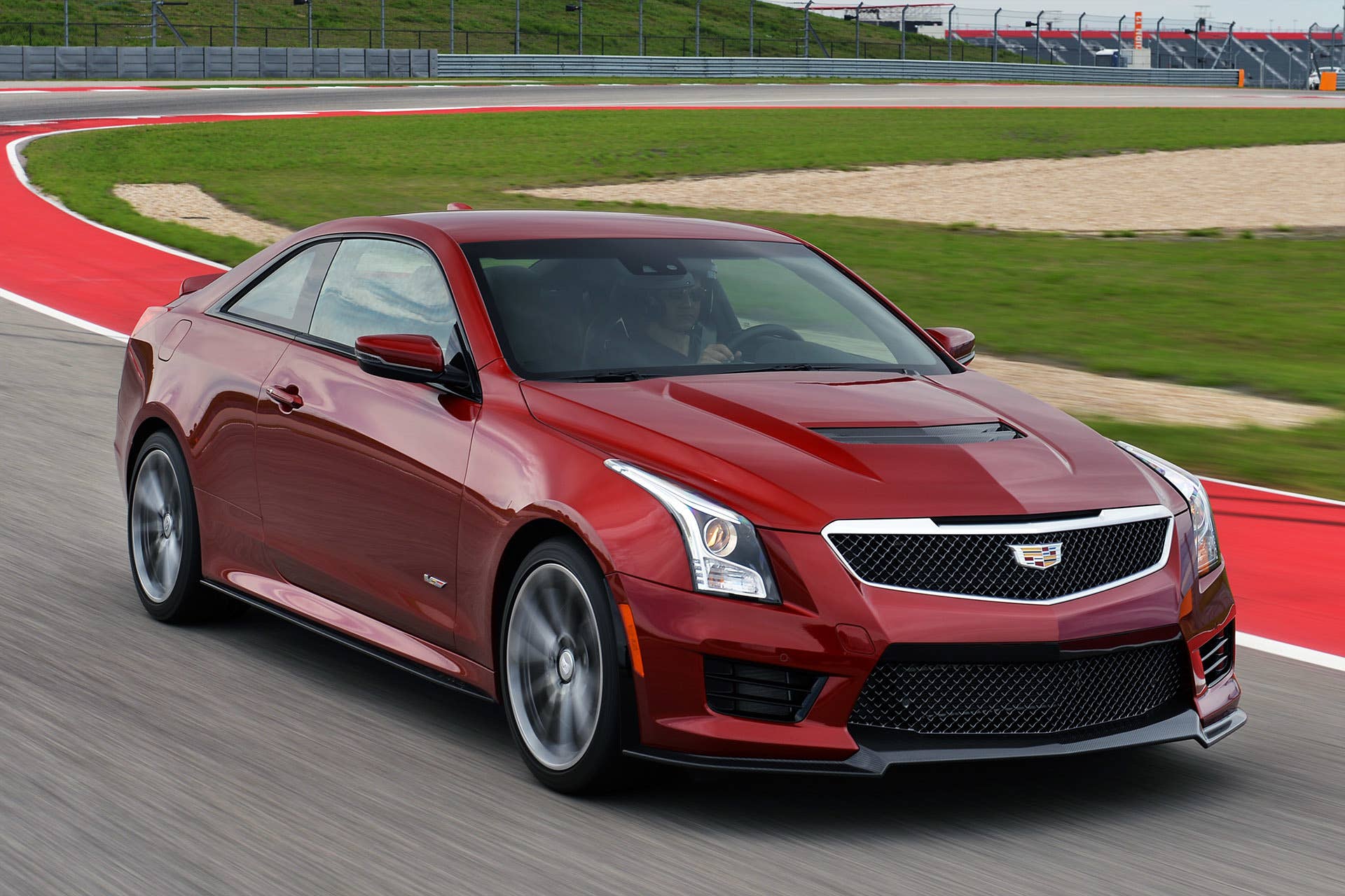 2016 Cadillac ATS-V driving