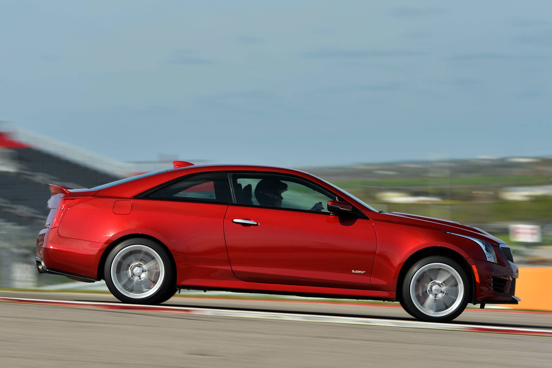 2016 Cadillac ATS-V on track