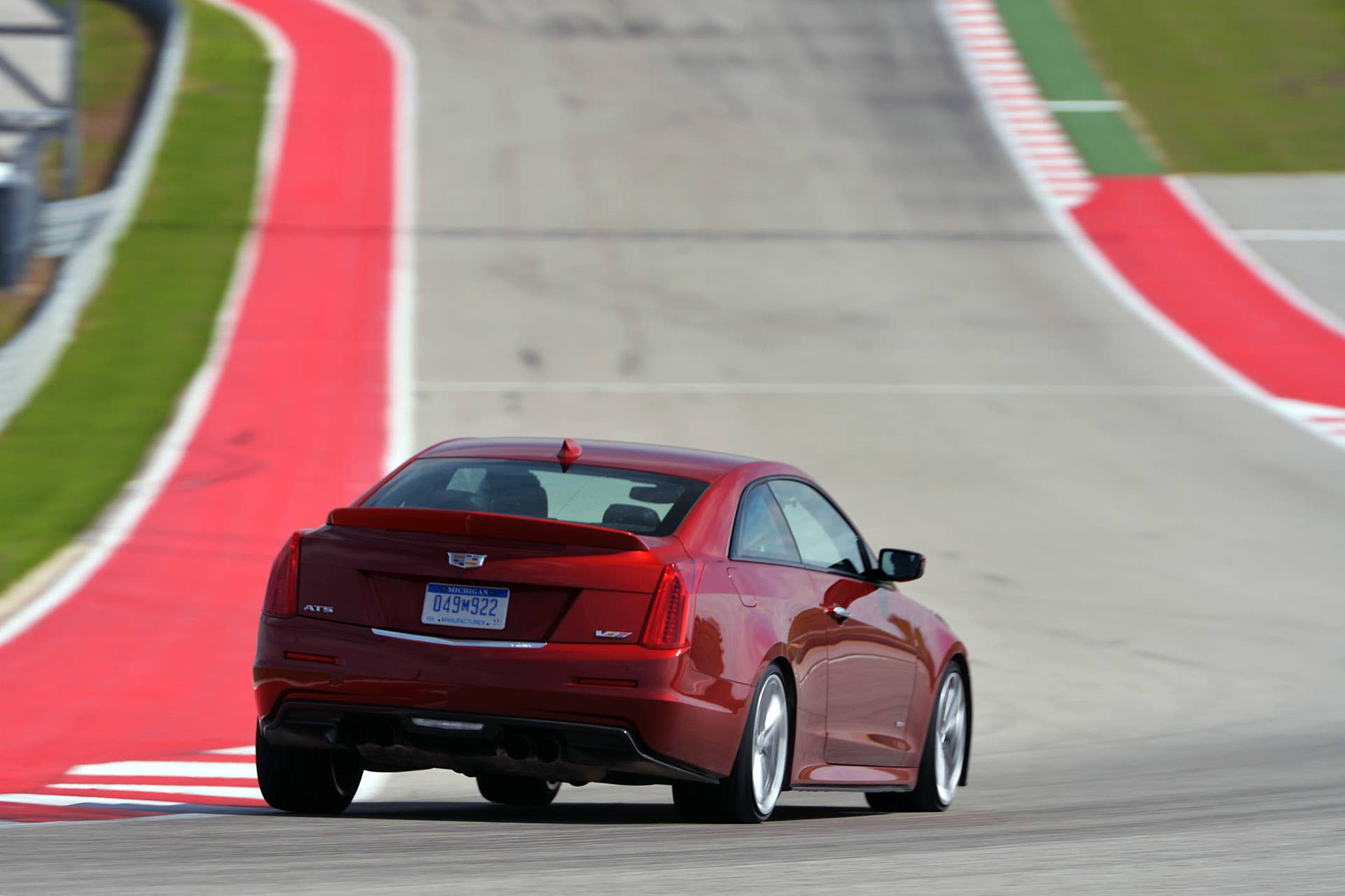 2016 Cadillac ATS-V on track