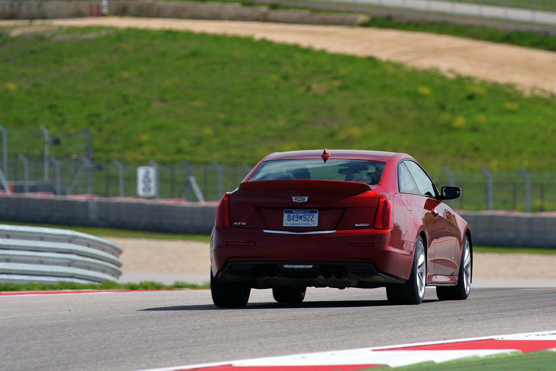 2016 Cadillac ATS-V on track