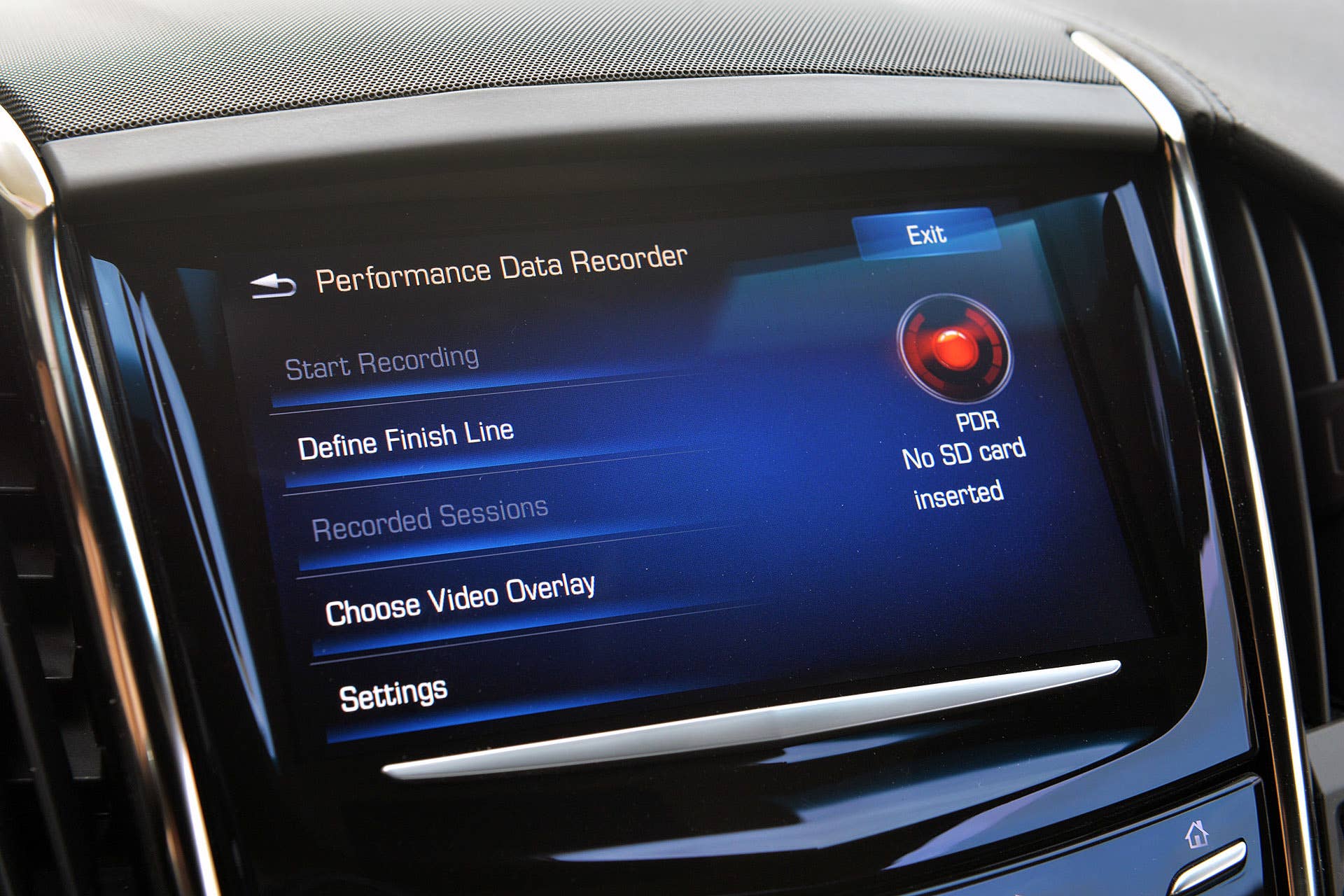2016 Cadillac ATS-V performance data recorder