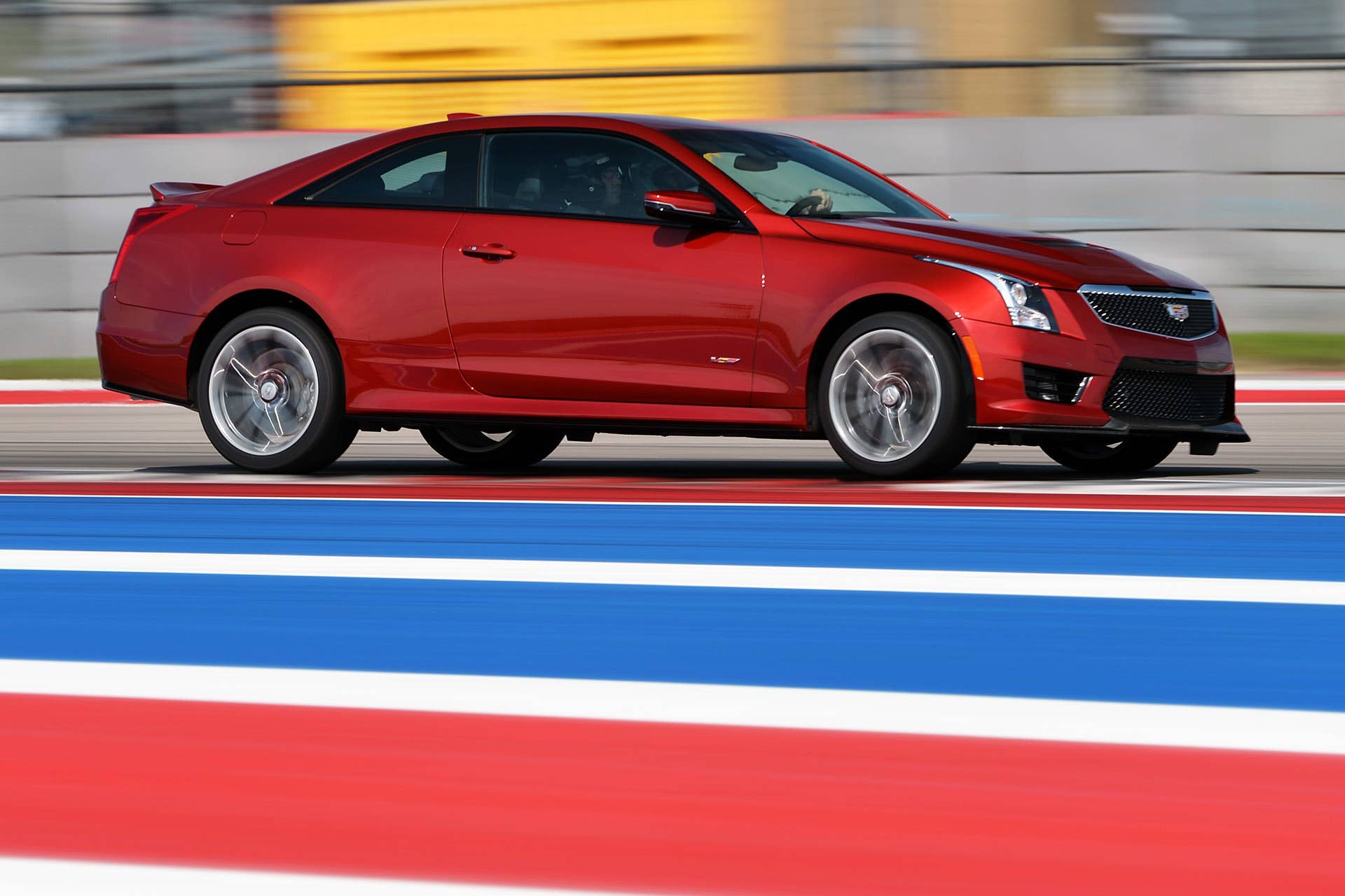 2016 Cadillac ATS-V on track