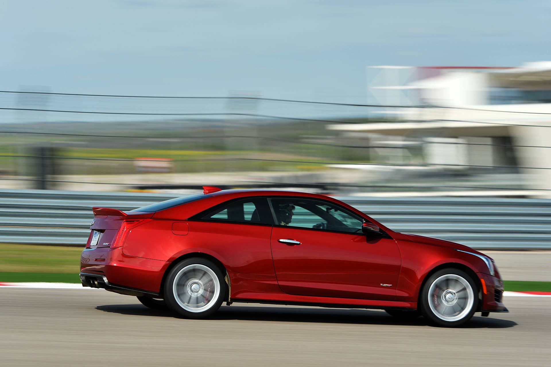 2016 Cadillac ATS-V on track
