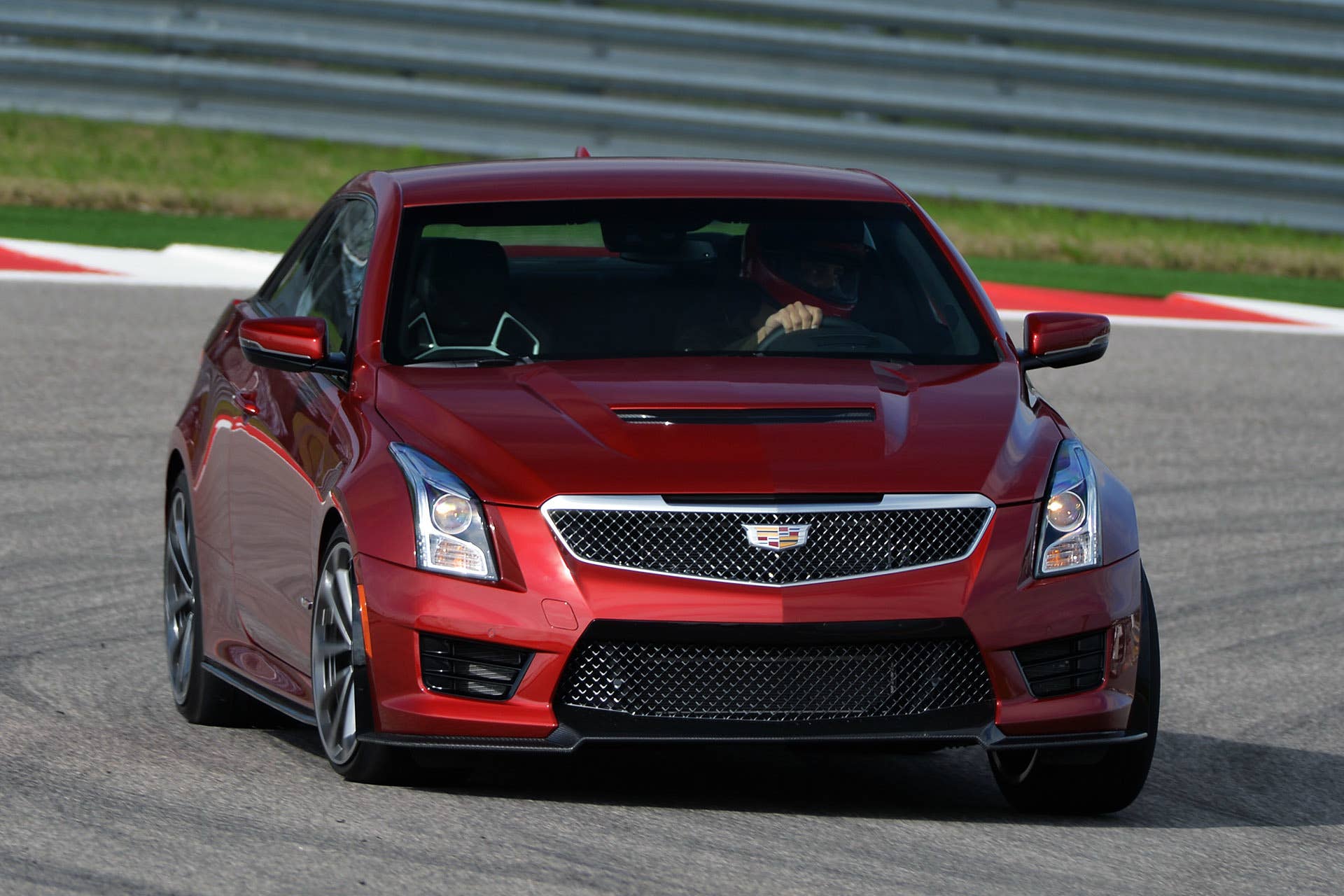 2016 Cadillac ATS-V on track