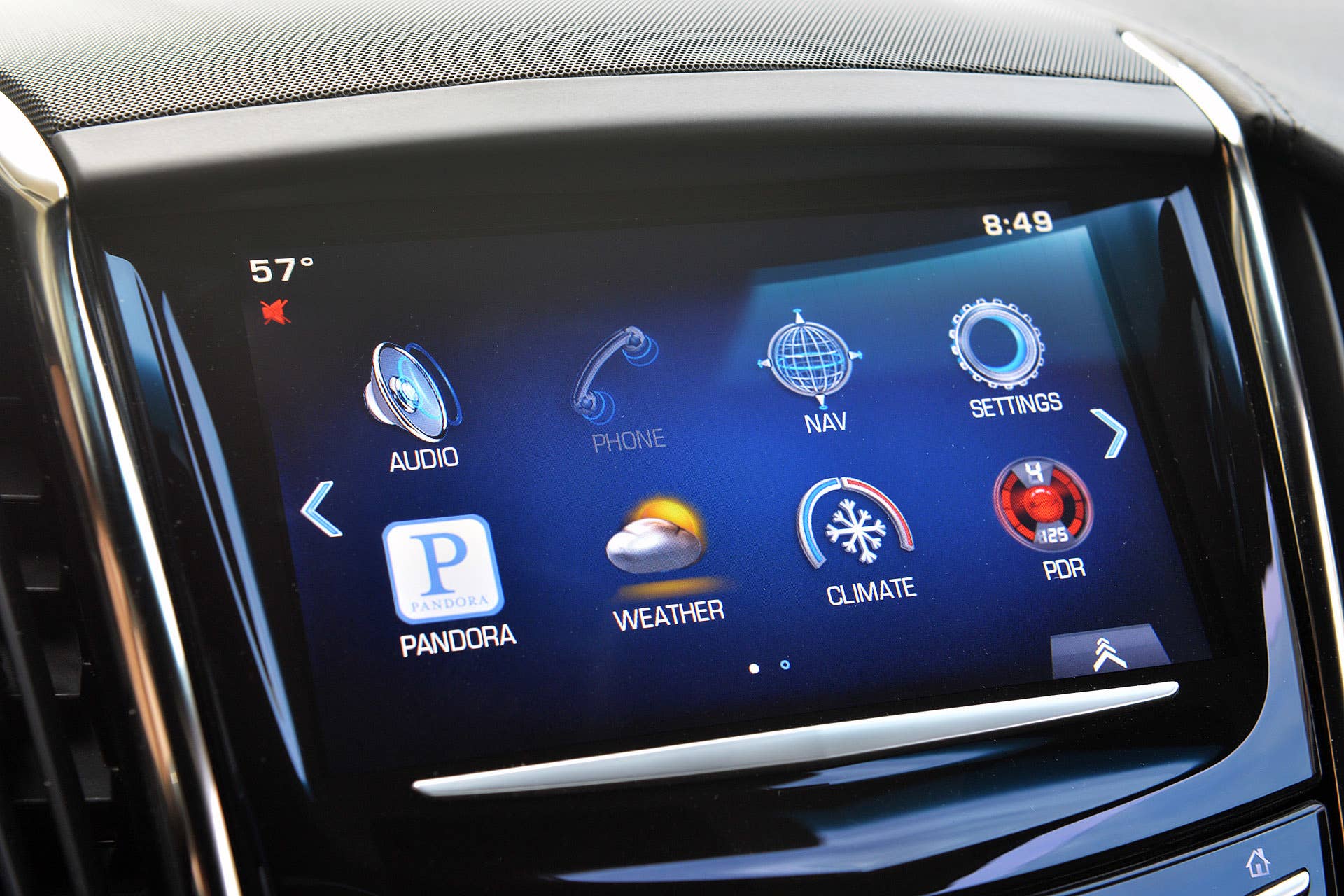 2016 Cadillac ATS-V infotainment system