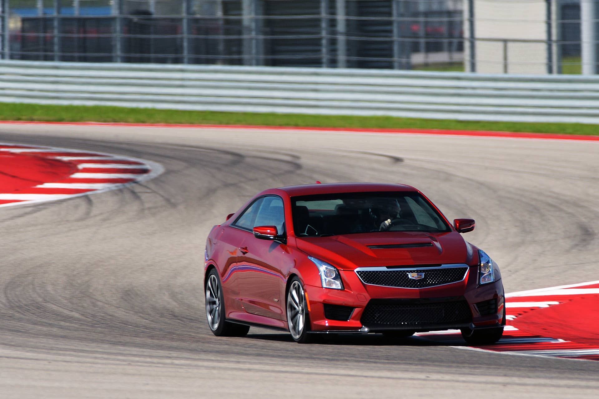 2016 Cadillac ATS-V on track