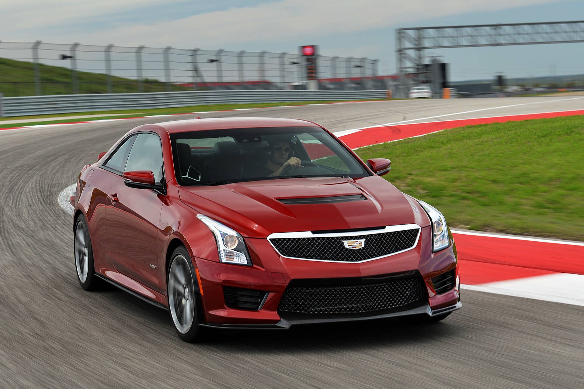 2016 Cadillac ATS-V driving