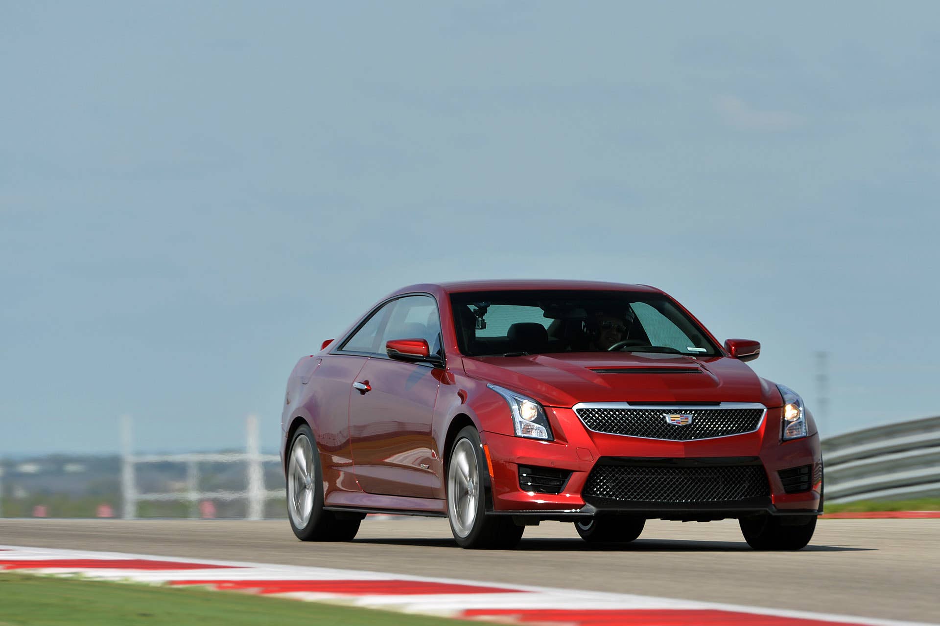 2016 Cadillac ATS-V on track