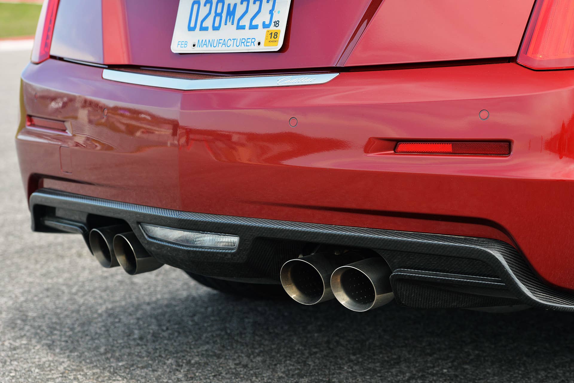 2016 Cadillac ATS-V rear diffuser