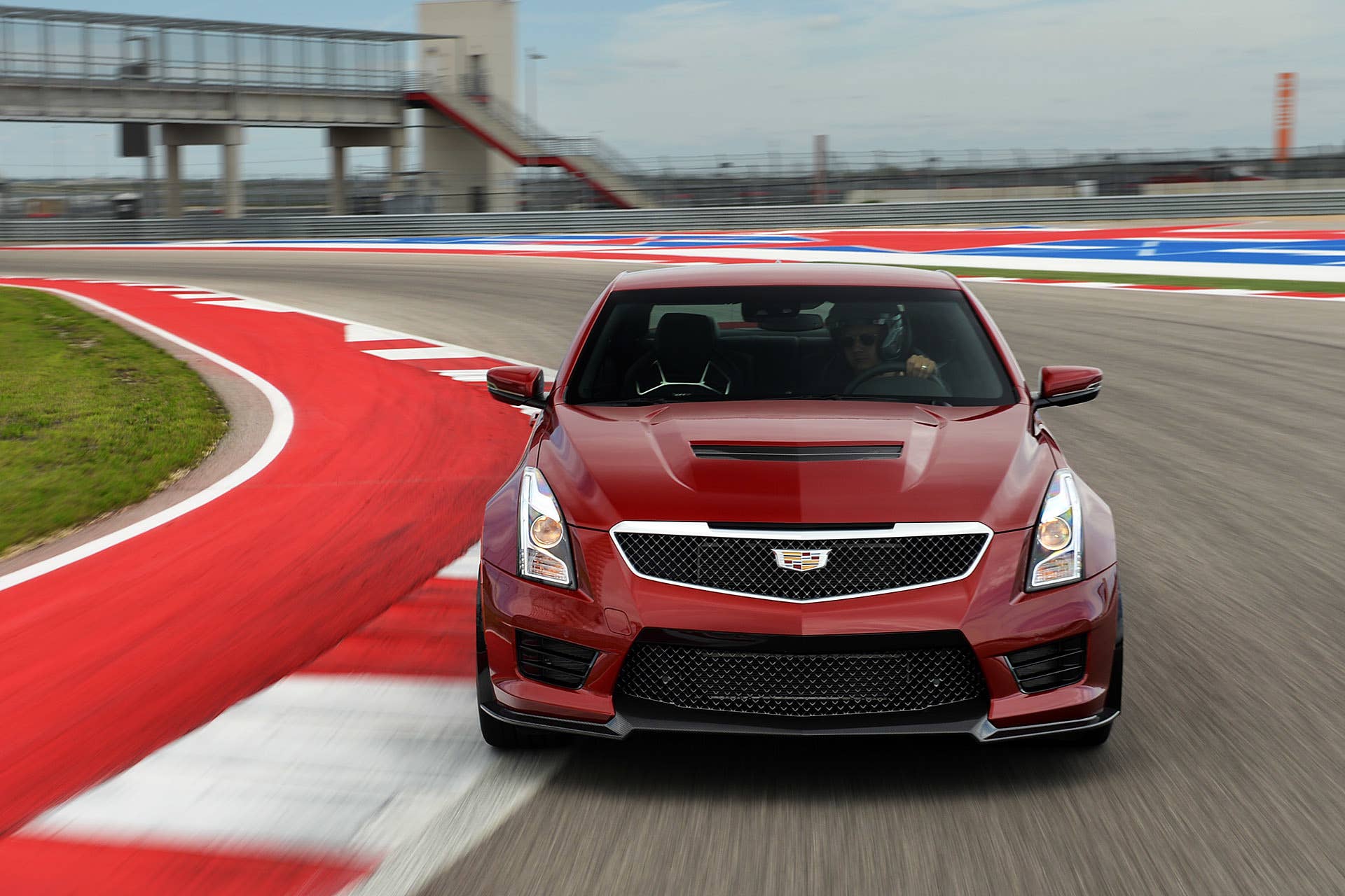 2016 Cadillac ATS-V driving