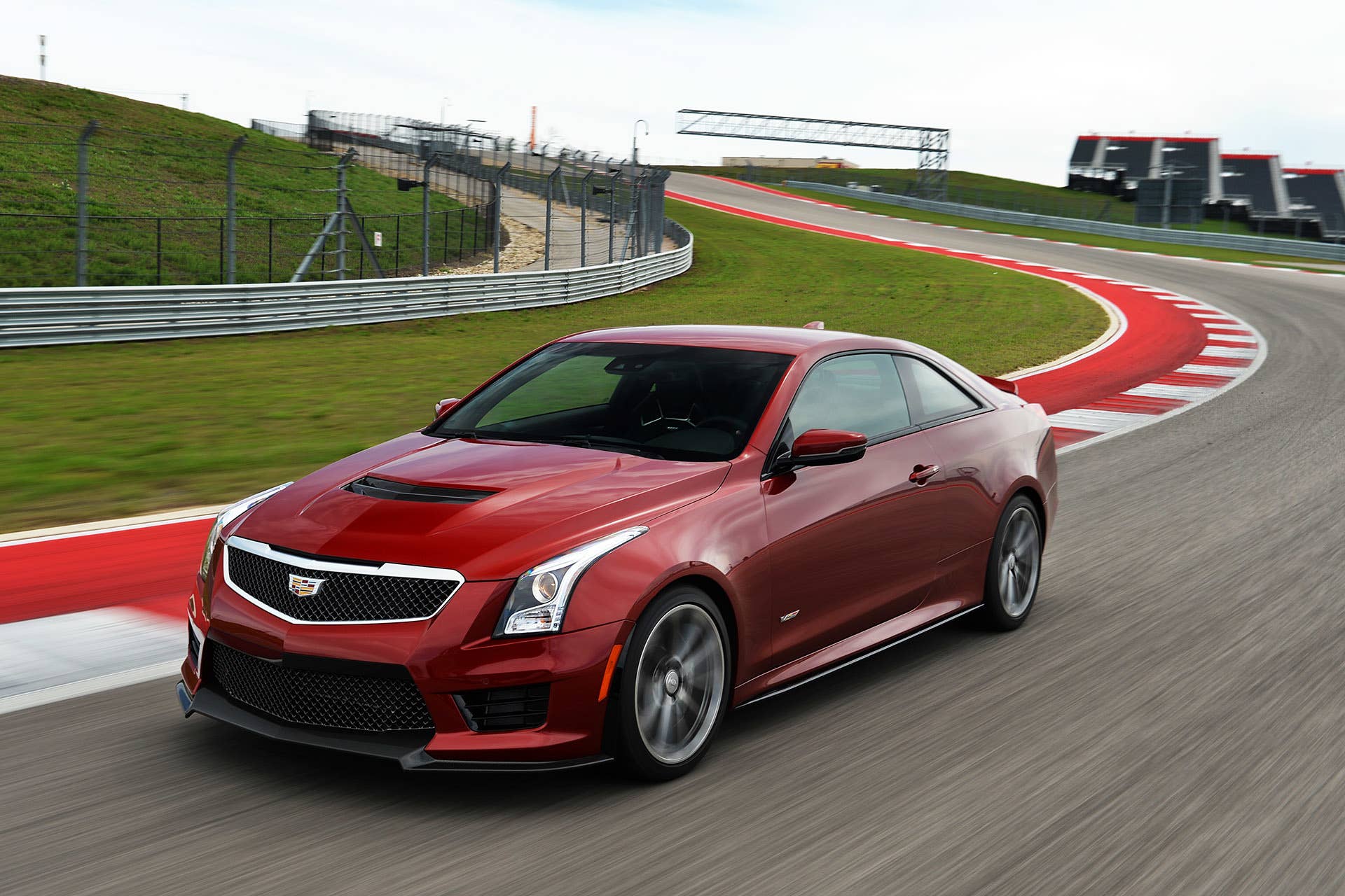 2016 Cadillac ATS-V driving