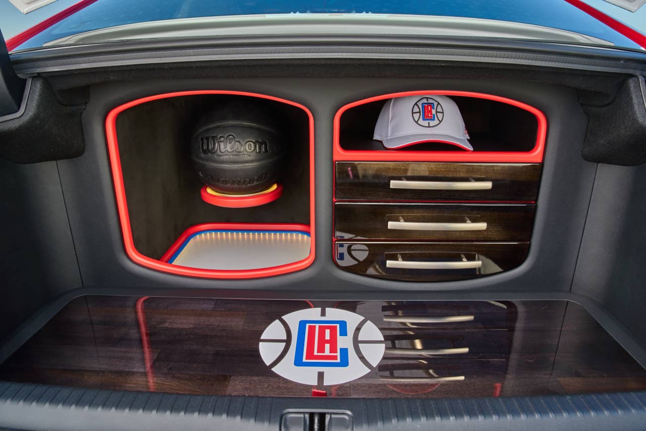 Lexus RC F Clippers Edition trunk